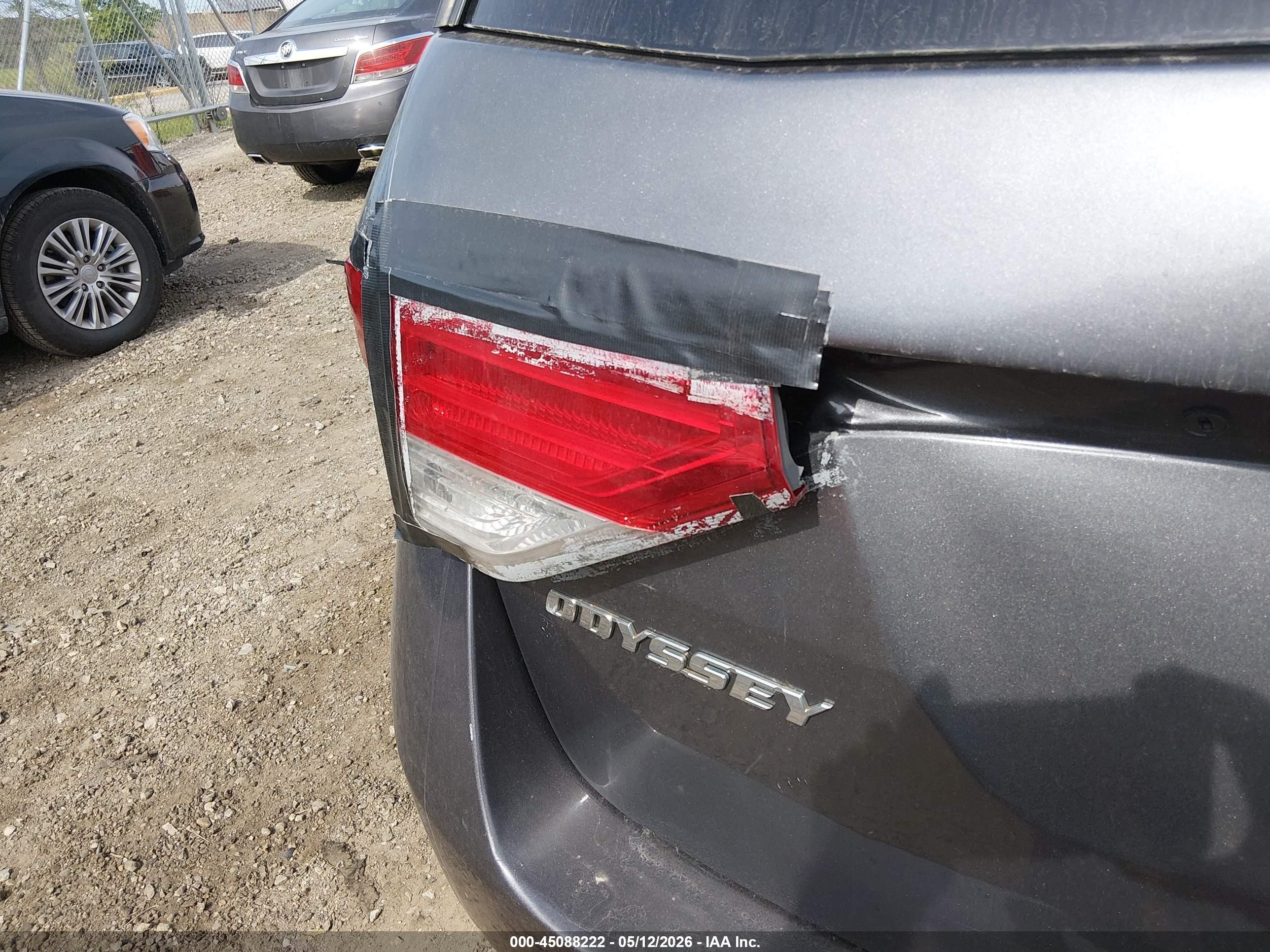 2015 Honda Odyssey Lx Gray vin: 5FNRL5H21FB127321