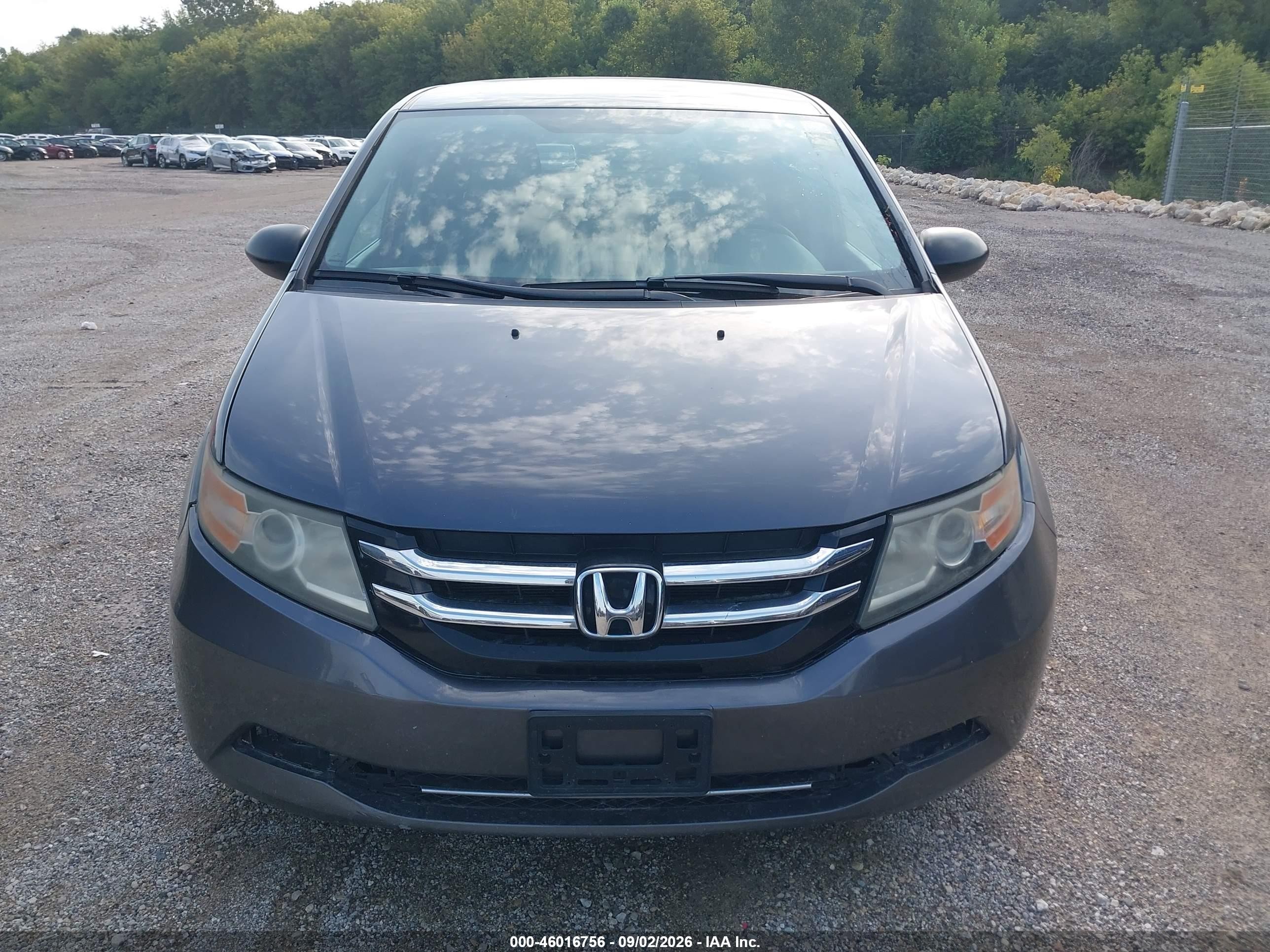 2015 Honda Odyssey Lx Gray vin: 5FNRL5H21FB127321