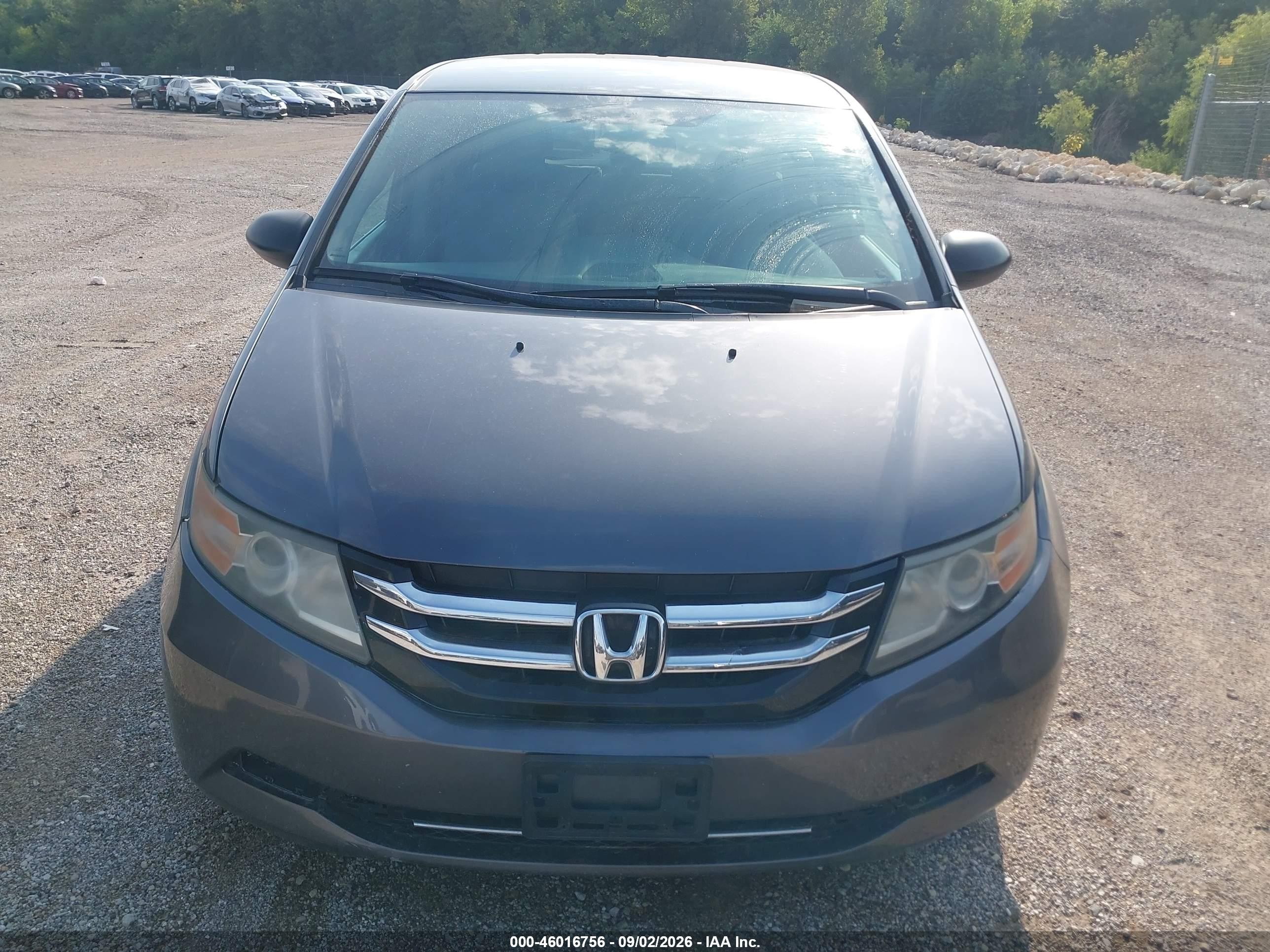 2015 Honda Odyssey Lx Gray vin: 5FNRL5H21FB127321