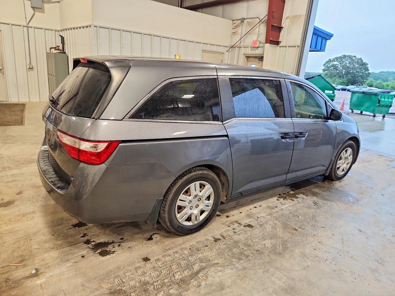 2012 Honda Odyssey Lx Gray vin: 5FNRL5H22CB019821