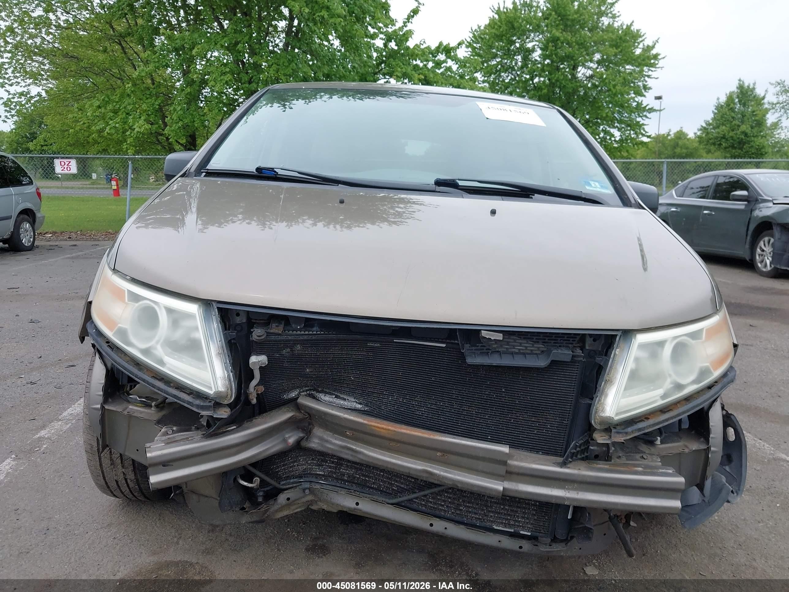 2012 Honda Odyssey Lx Коричневый vin: 5FNRL5H22CB127825