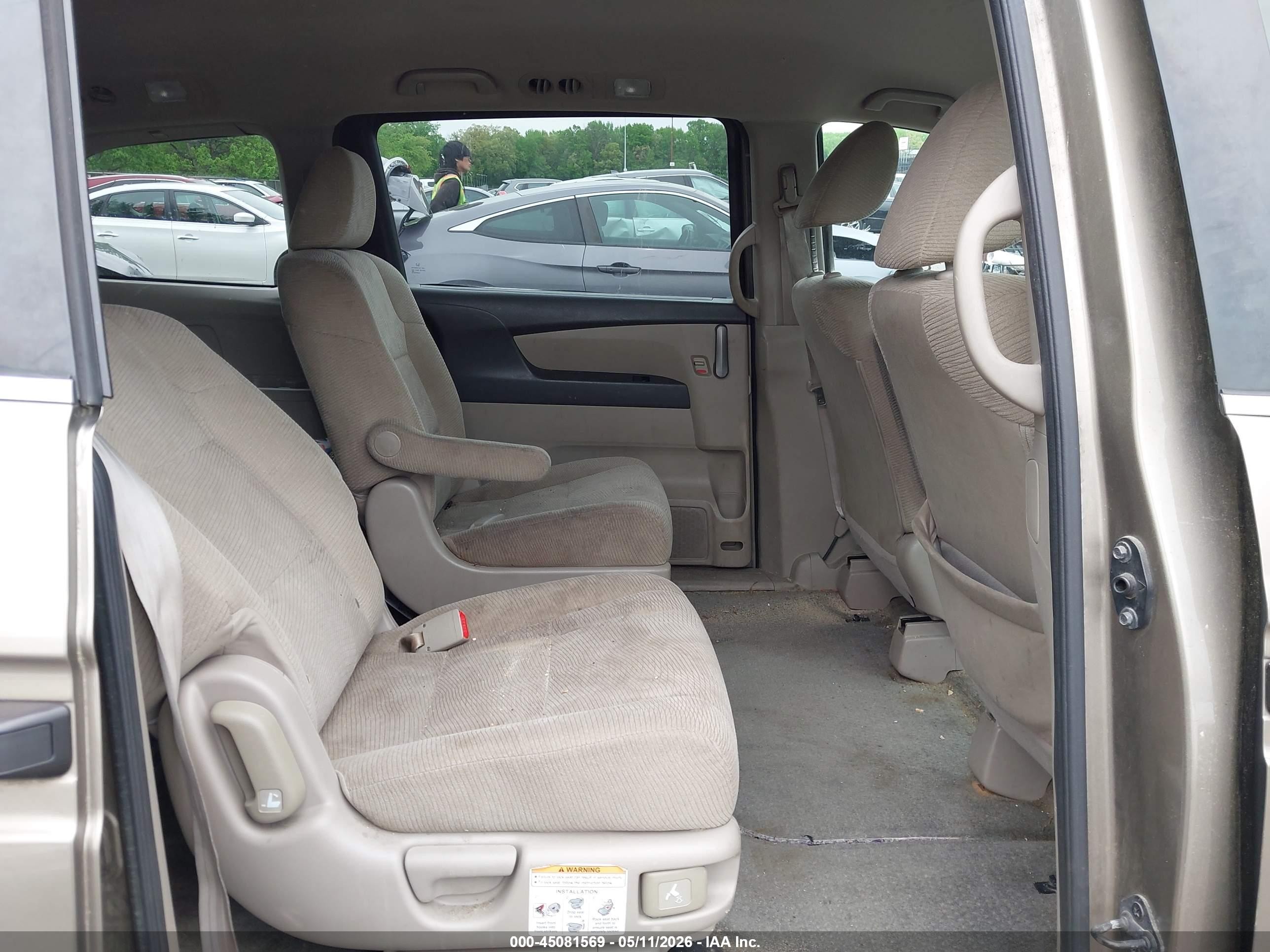 2012 Honda Odyssey Lx Коричневый vin: 5FNRL5H22CB127825