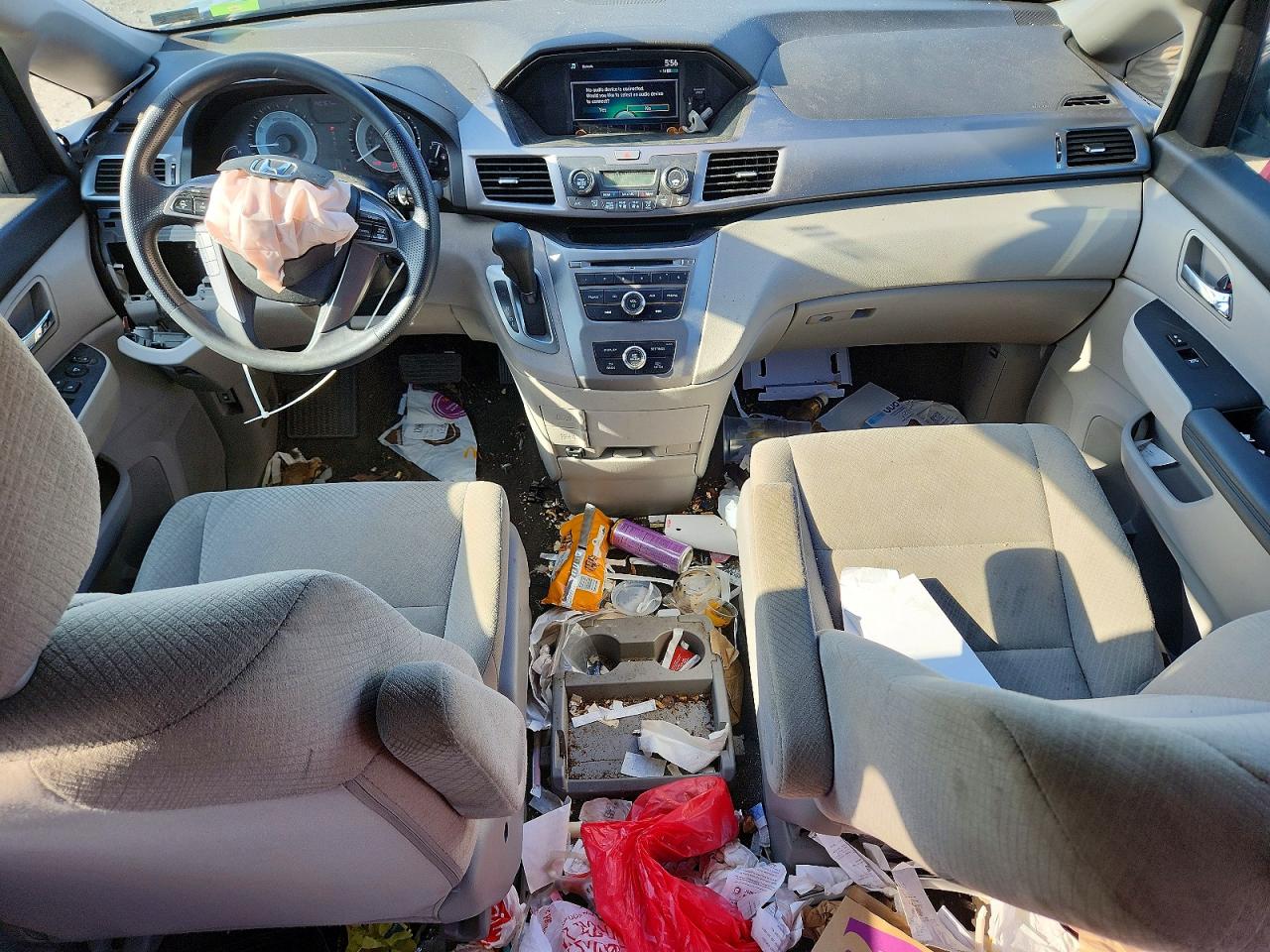 2014 Honda Odyssey Lx Silver vin: 5FNRL5H22EB005873