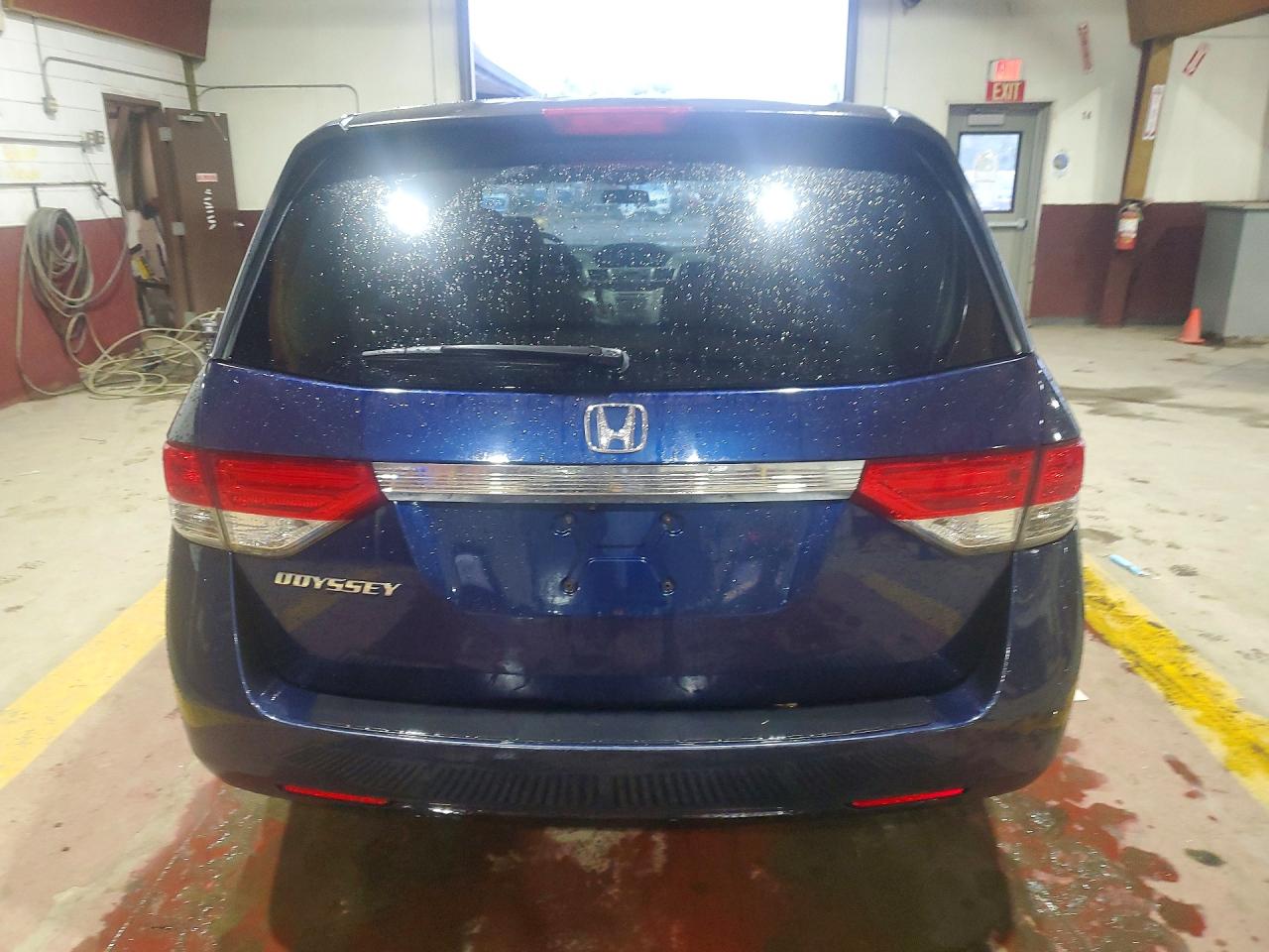 2015 Honda Odyssey Lx Blue vin: 5FNRL5H22FB112343