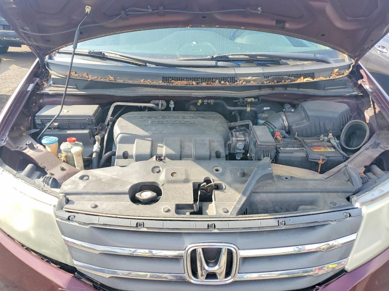 2011 Honda Odyssey Lx Бордовый vin: 5FNRL5H23BB021334