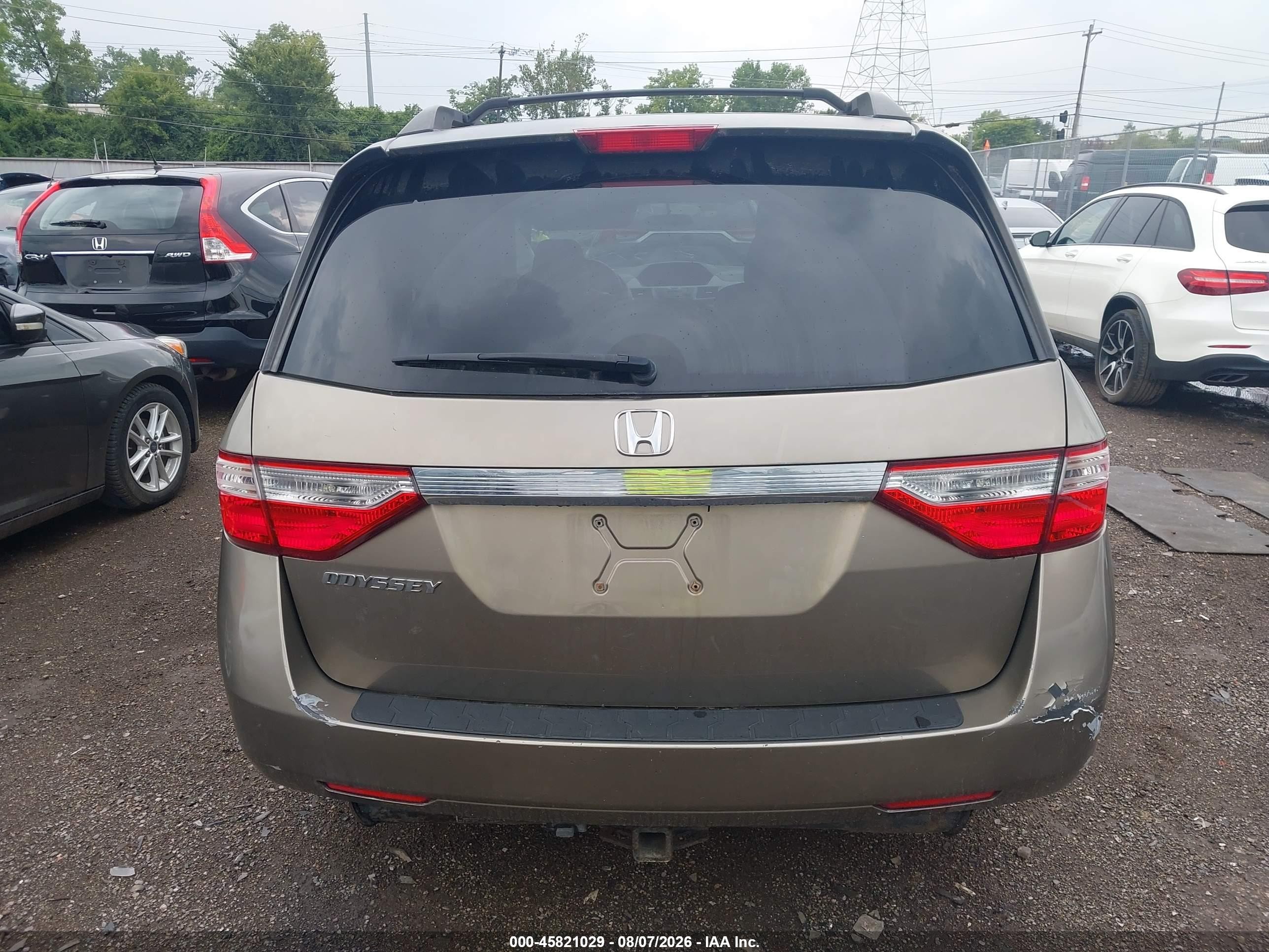 2012 Honda Odyssey Lx Tan vin: 5FNRL5H23CB061205