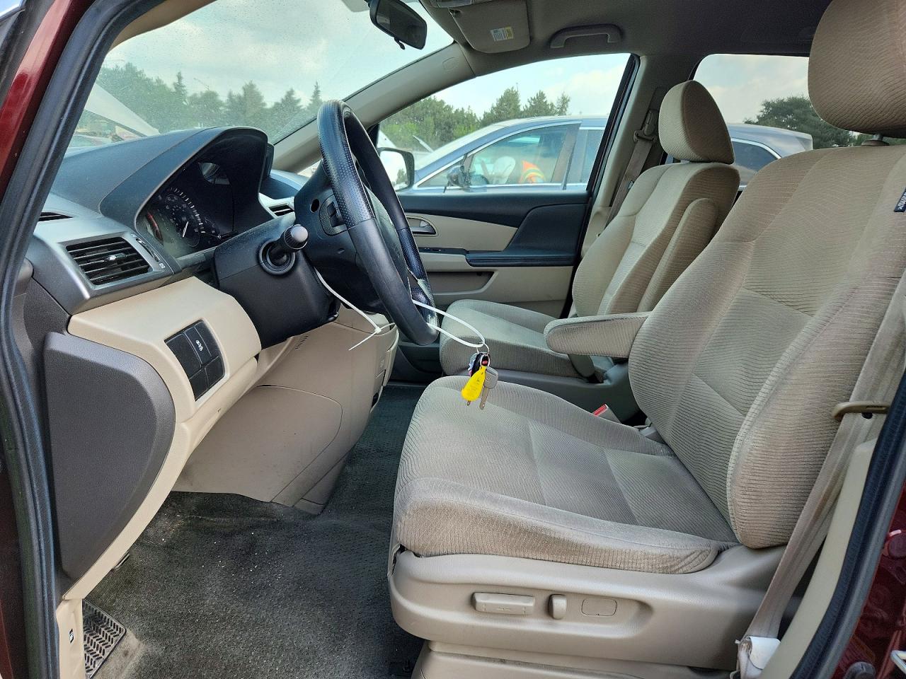 2013 Honda Odyssey Lx Maroon vin: 5FNRL5H23DB005587