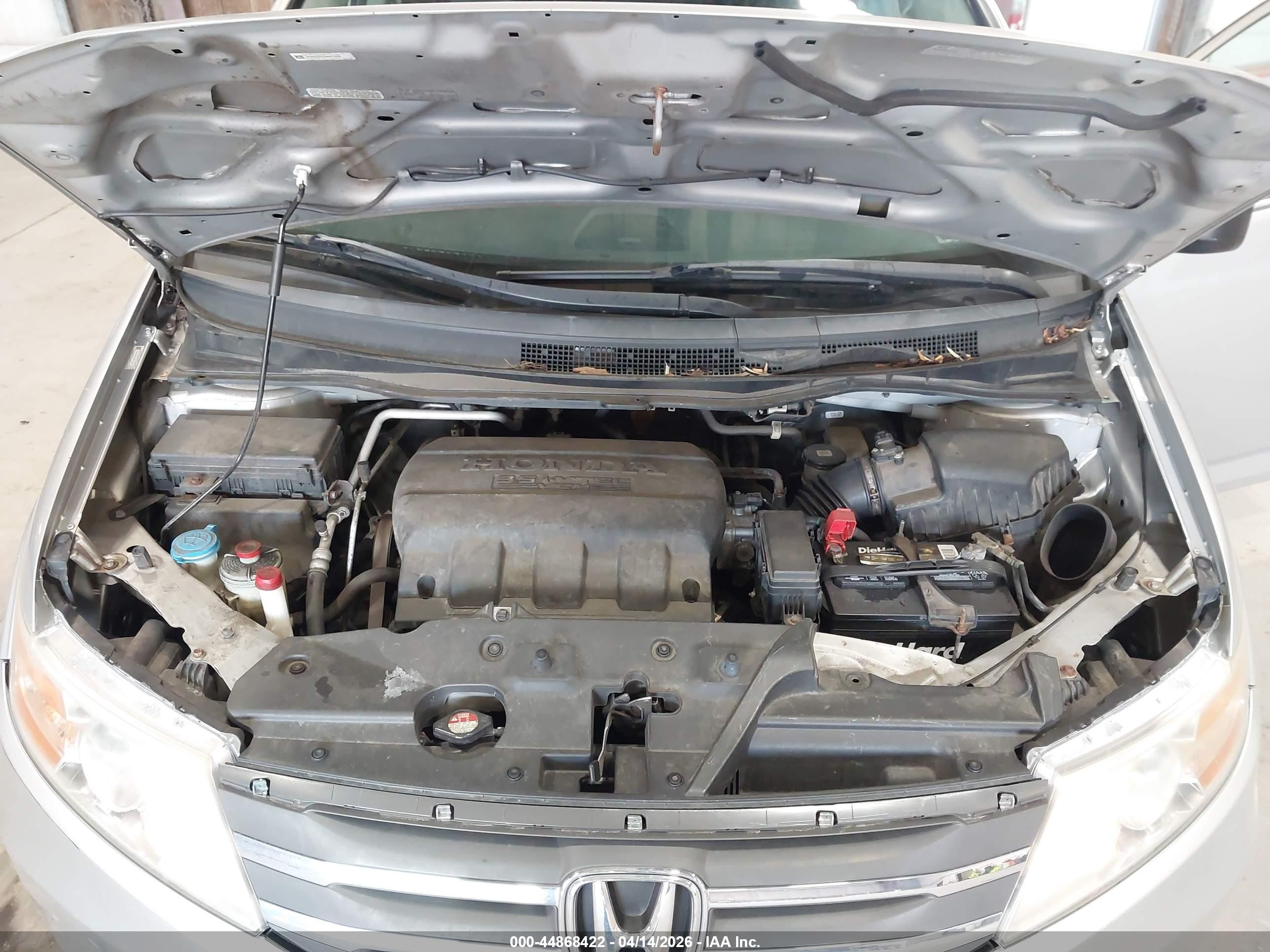 2013 Honda Odyssey Lx Gray vin: 5FNRL5H23DB074960