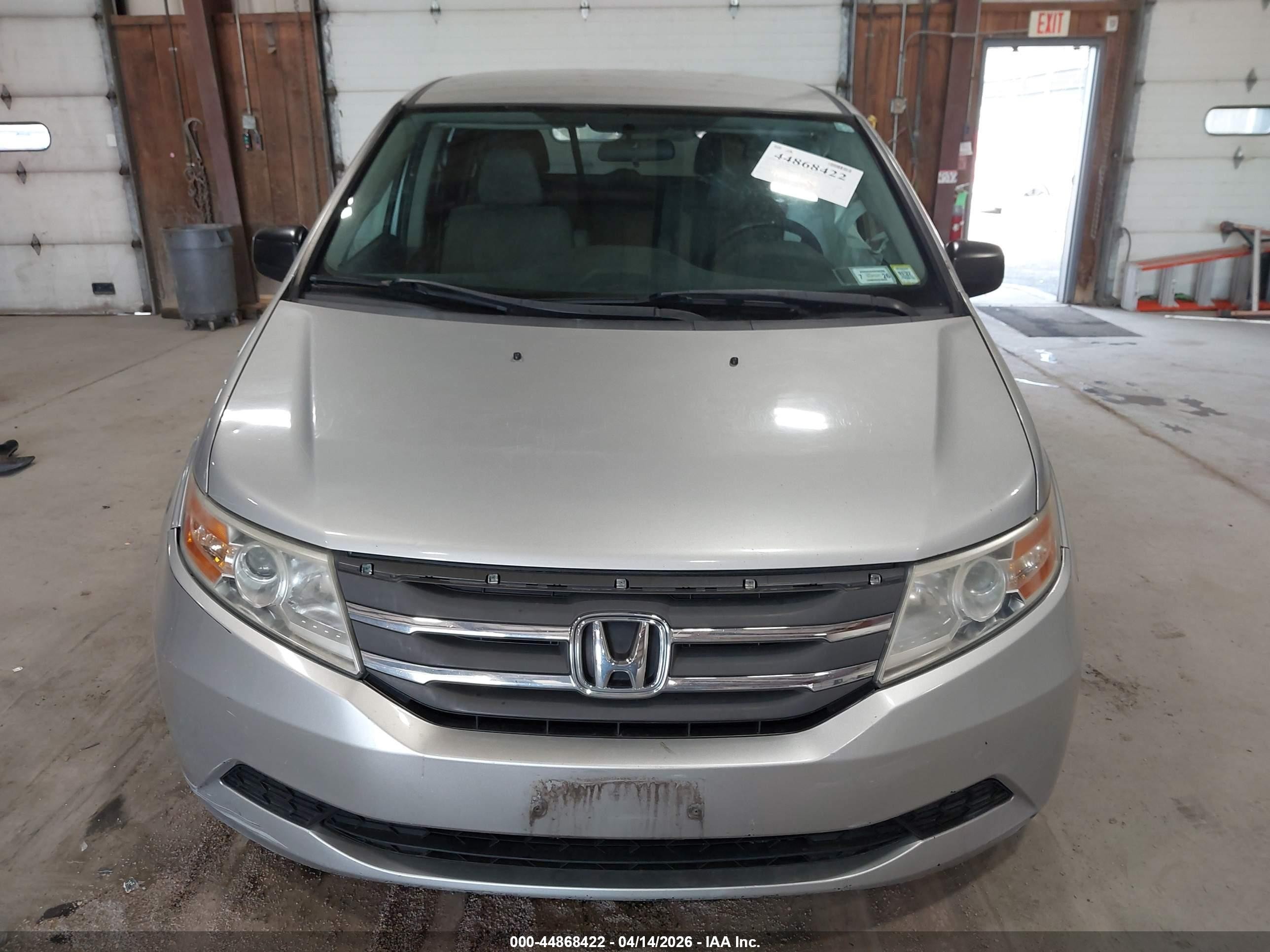 2013 Honda Odyssey Lx Gray vin: 5FNRL5H23DB074960