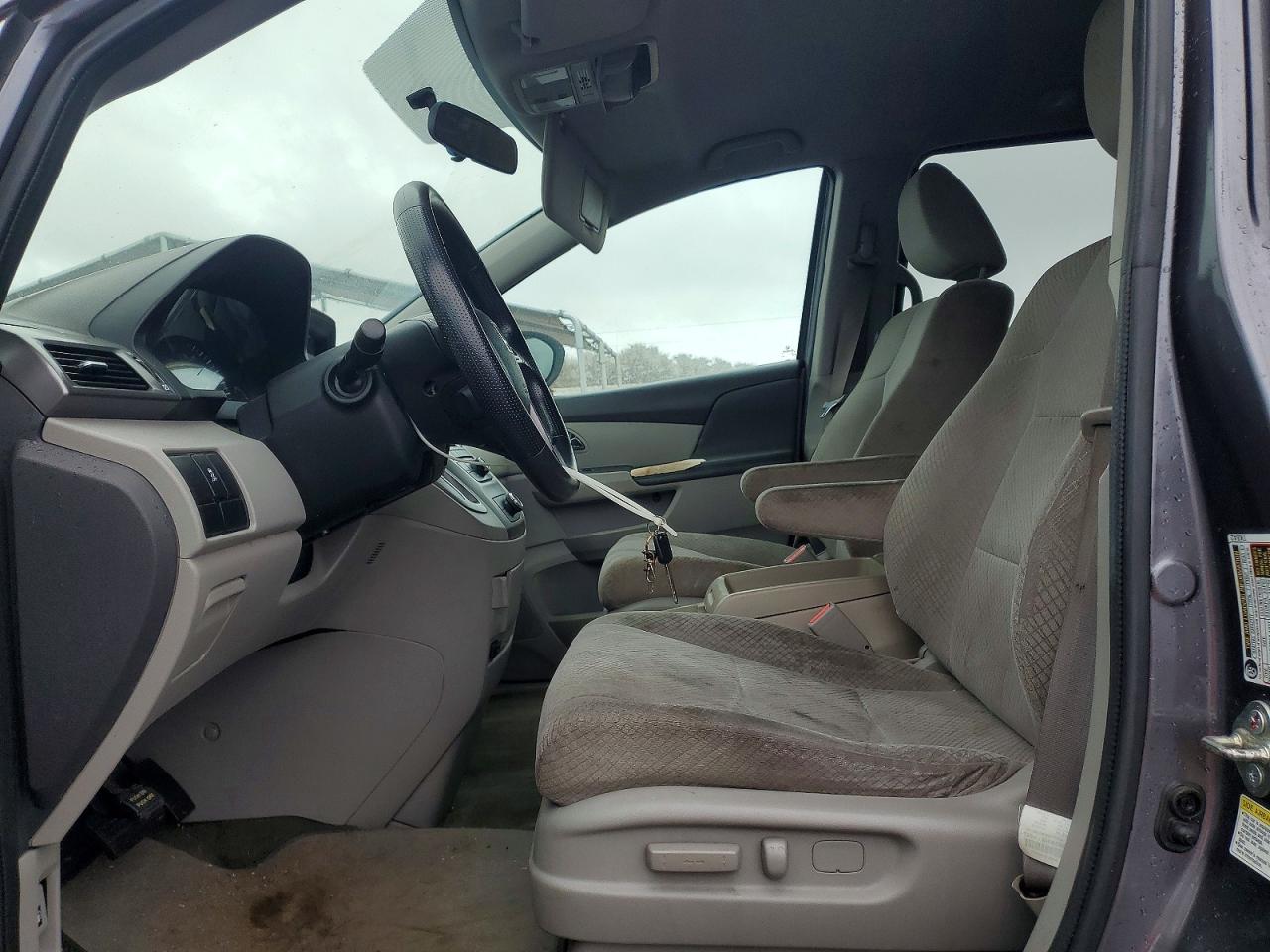 2015 Honda Odyssey Lx Gray vin: 5FNRL5H23FB094418