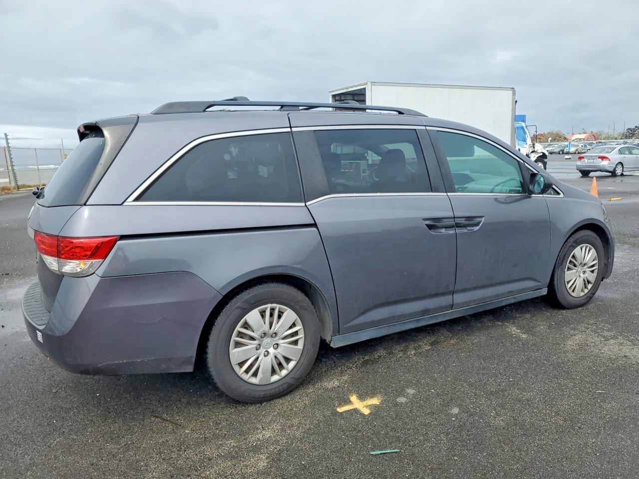 2015 Honda Odyssey Lx Gray vin: 5FNRL5H23FB094418