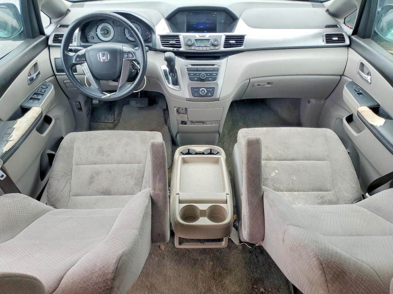 2015 Honda Odyssey Lx Gray vin: 5FNRL5H23FB094418