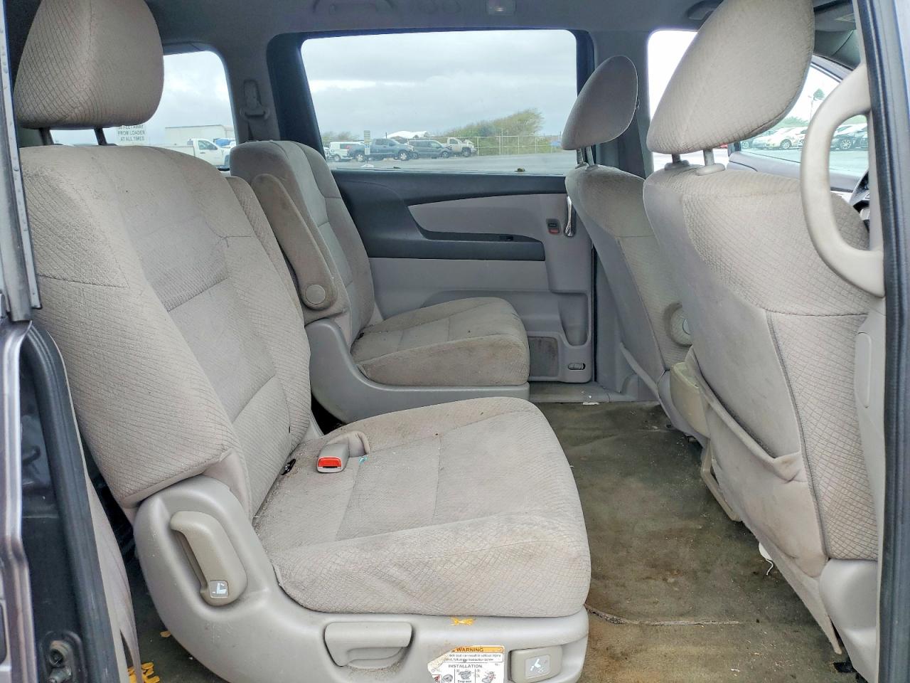 2015 Honda Odyssey Lx Gray vin: 5FNRL5H23FB094418