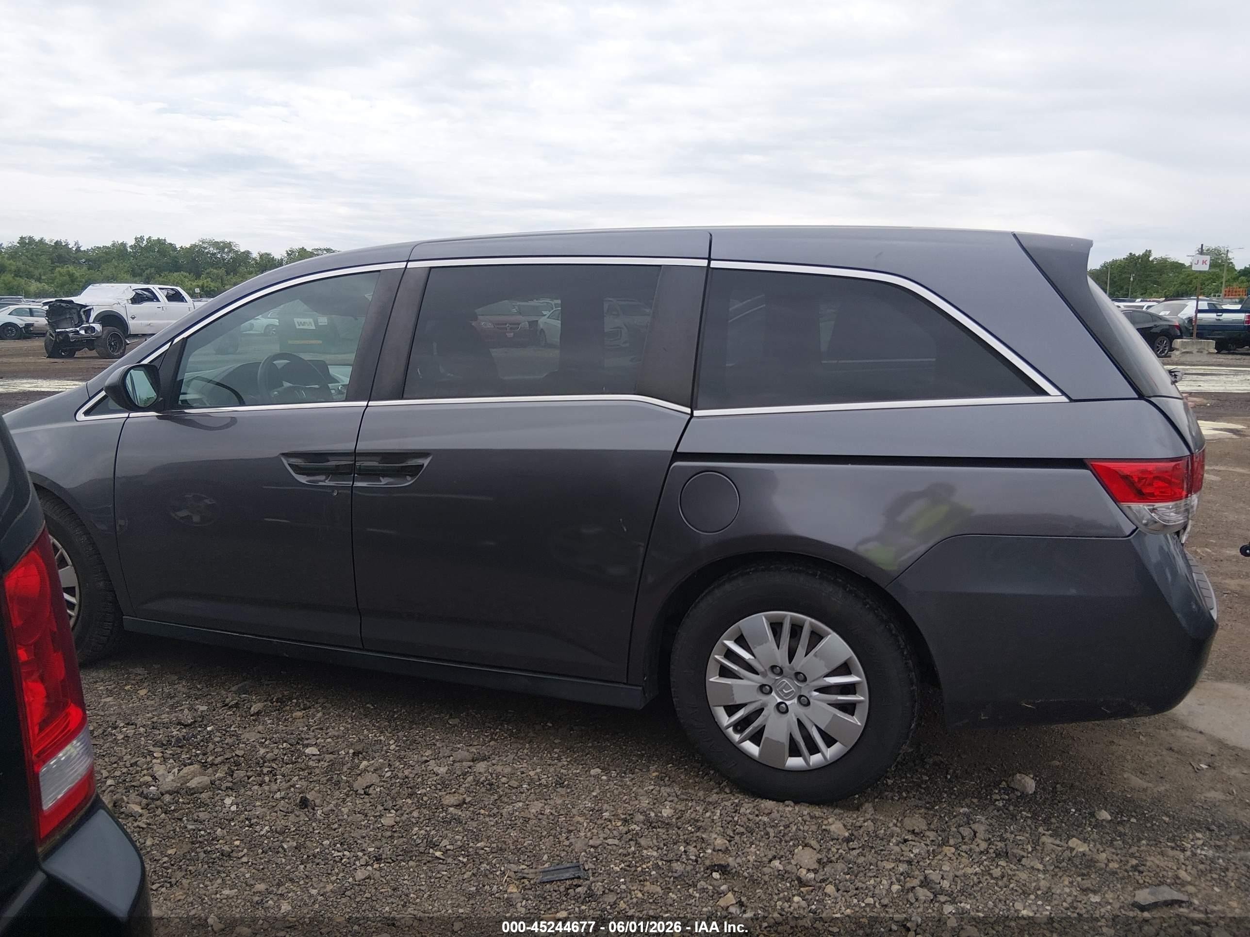 2016 Honda Odyssey Lx Серый vin: 5FNRL5H23GB014598
