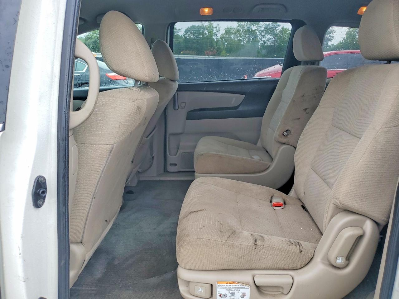 2011 Honda Odyssey Lx White vin: 5FNRL5H24BB017177