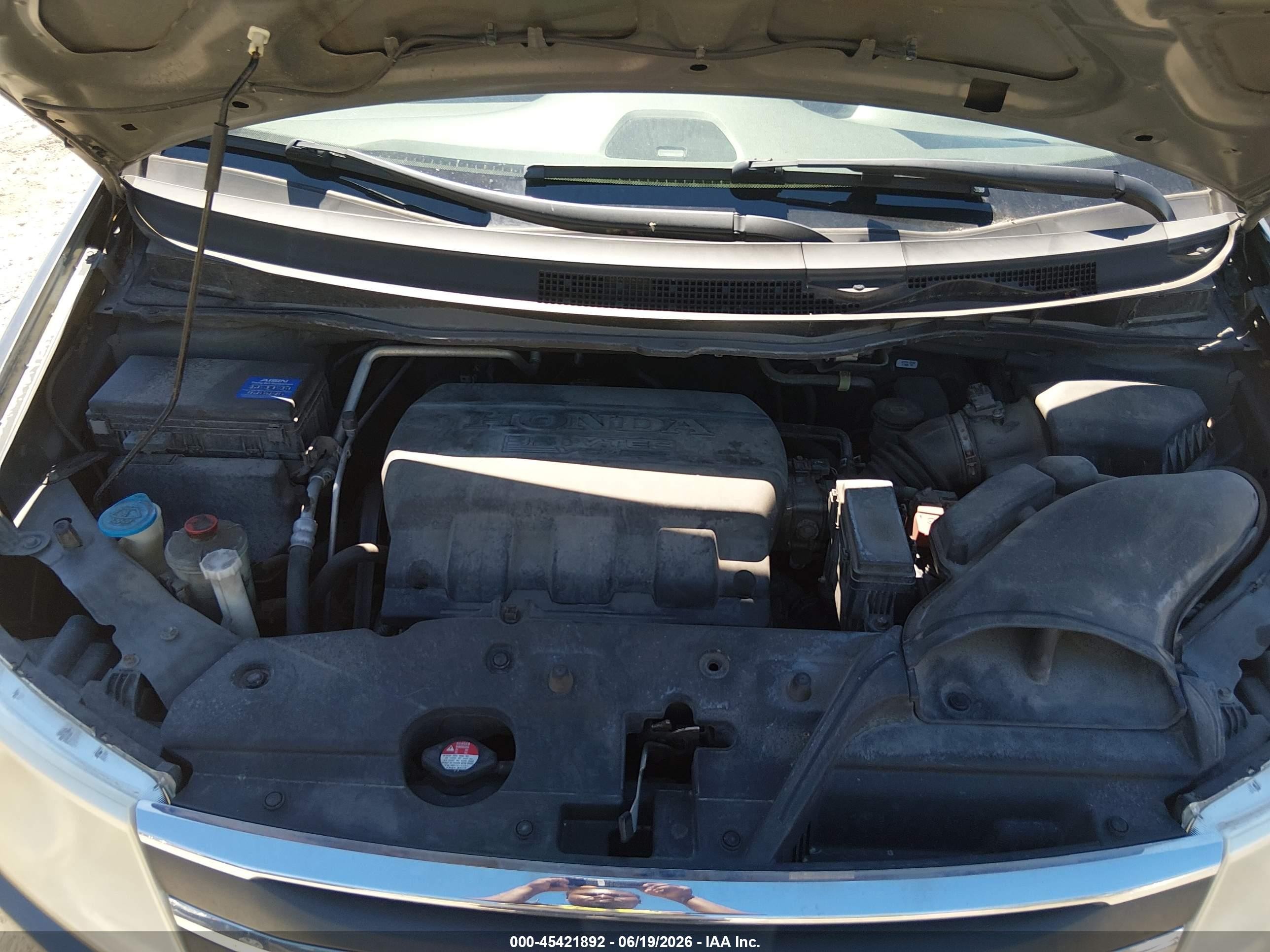 2011 Honda Odyssey Lx Gray vin: 5FNRL5H24BB065178