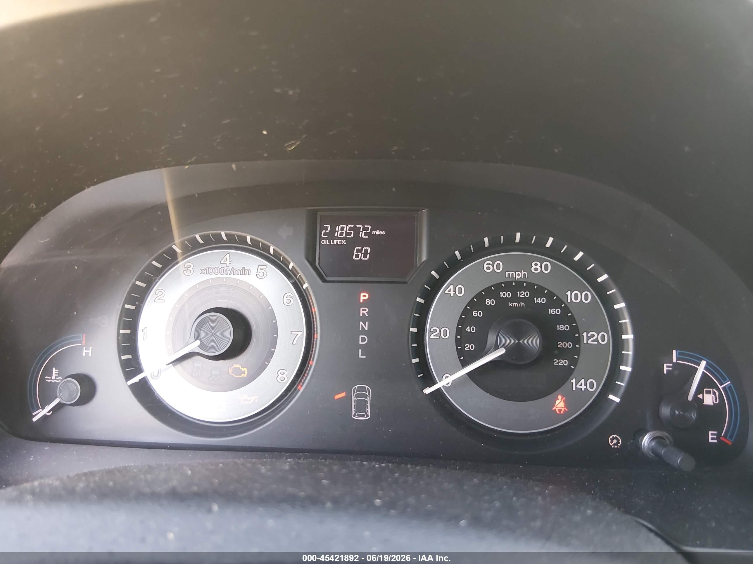 2011 Honda Odyssey Lx Gray vin: 5FNRL5H24BB065178