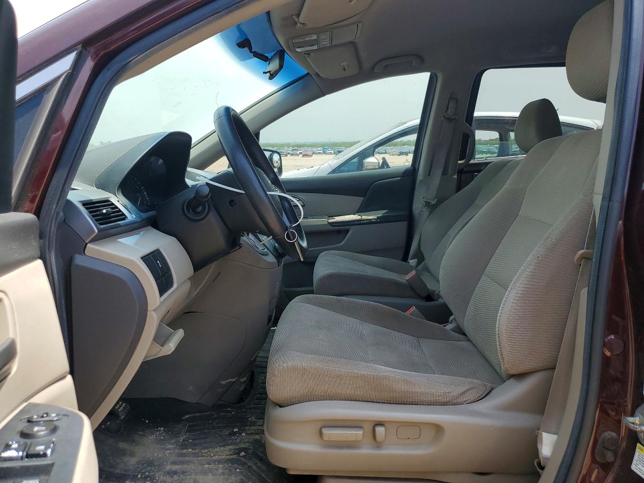 2011 Honda Odyssey Lx Maroon vin: 5FNRL5H24BB083485