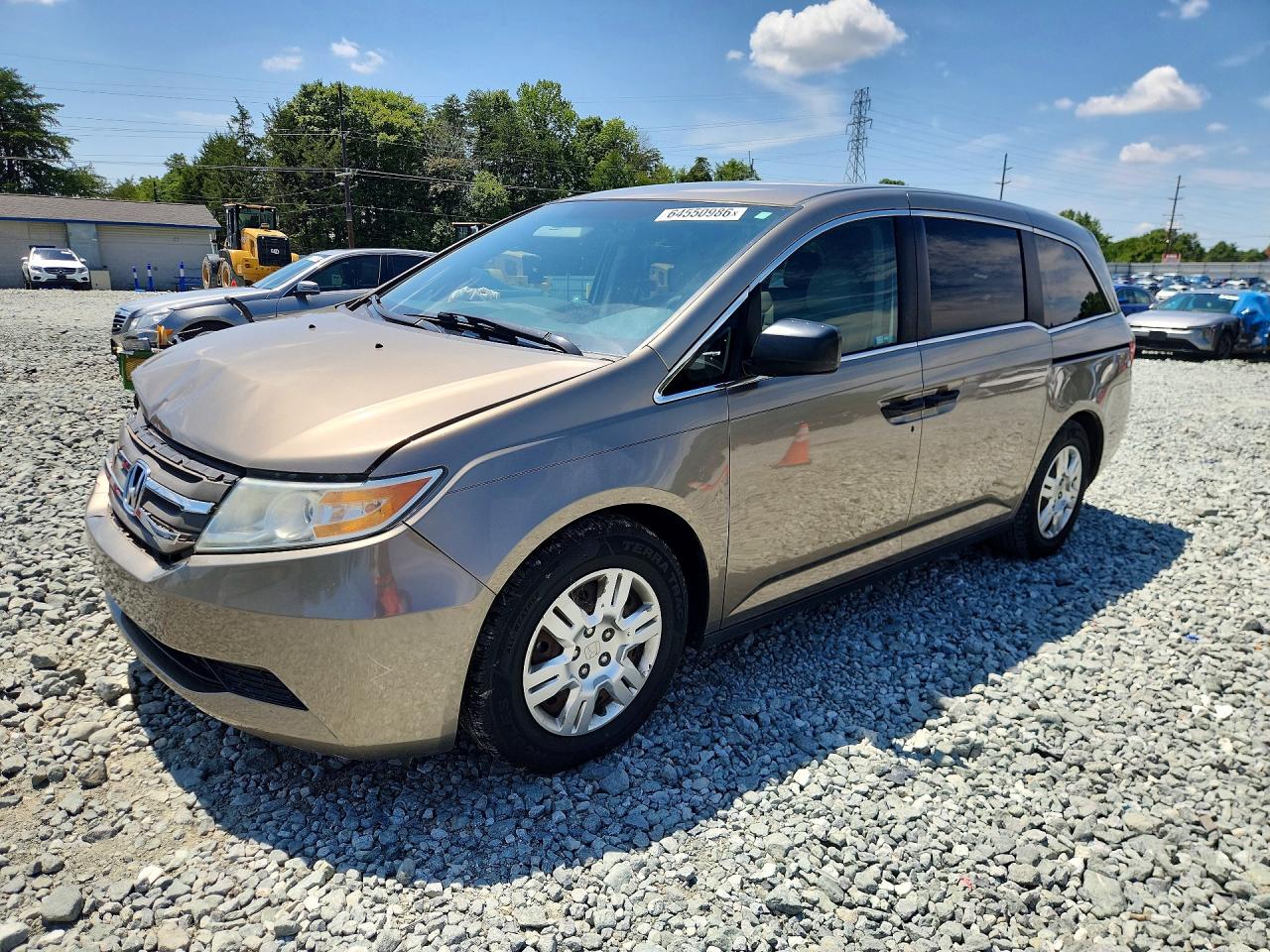 2011 Honda Odyssey Lx Gold vin: 5FNRL5H24BB089979