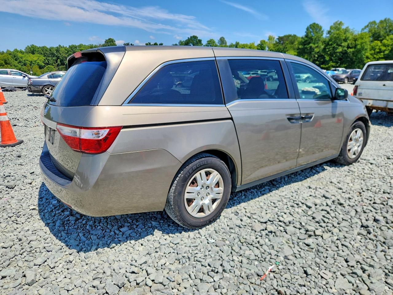 2011 Honda Odyssey Lx Gold vin: 5FNRL5H24BB089979