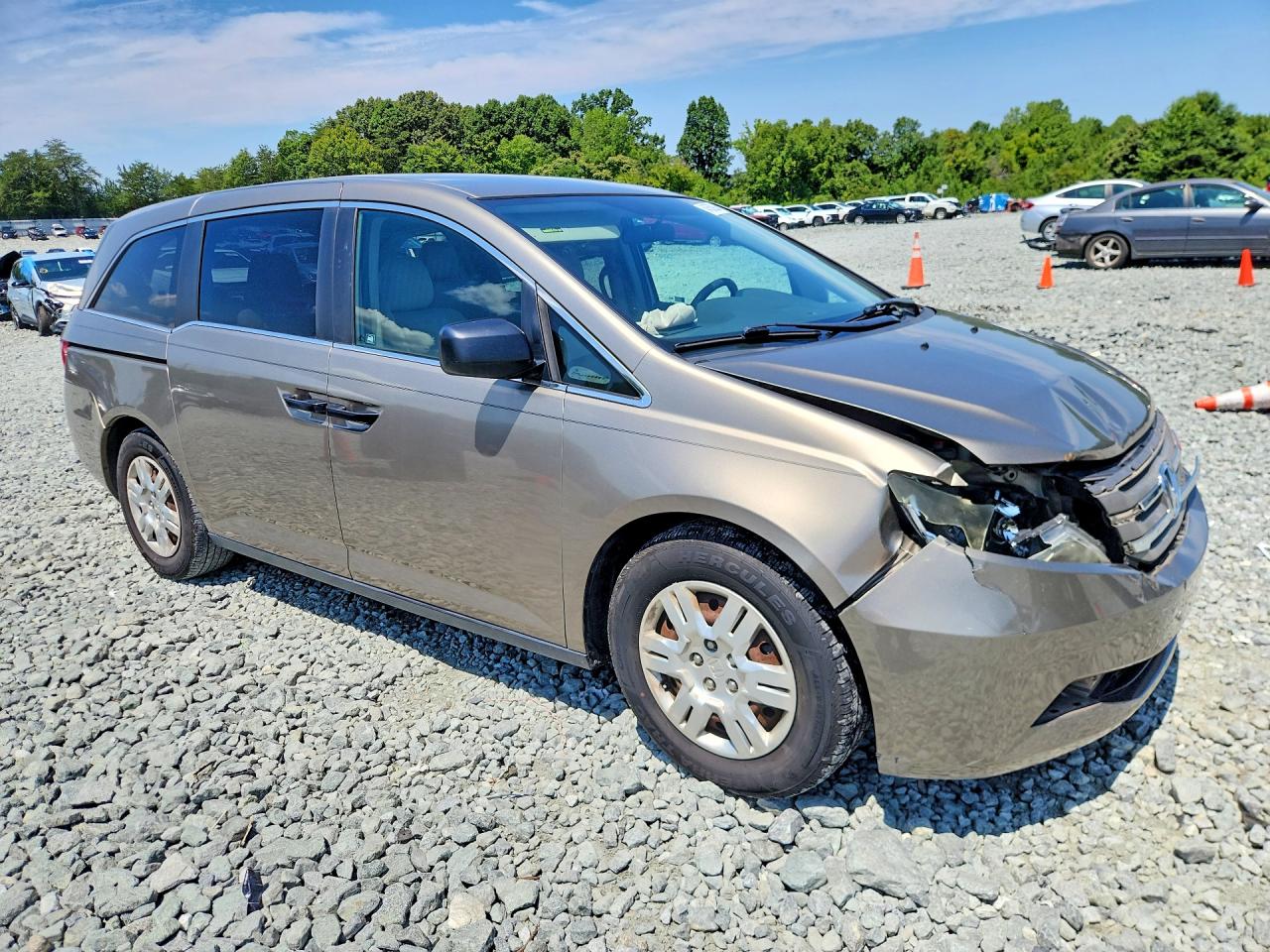 2011 Honda Odyssey Lx Gold vin: 5FNRL5H24BB089979
