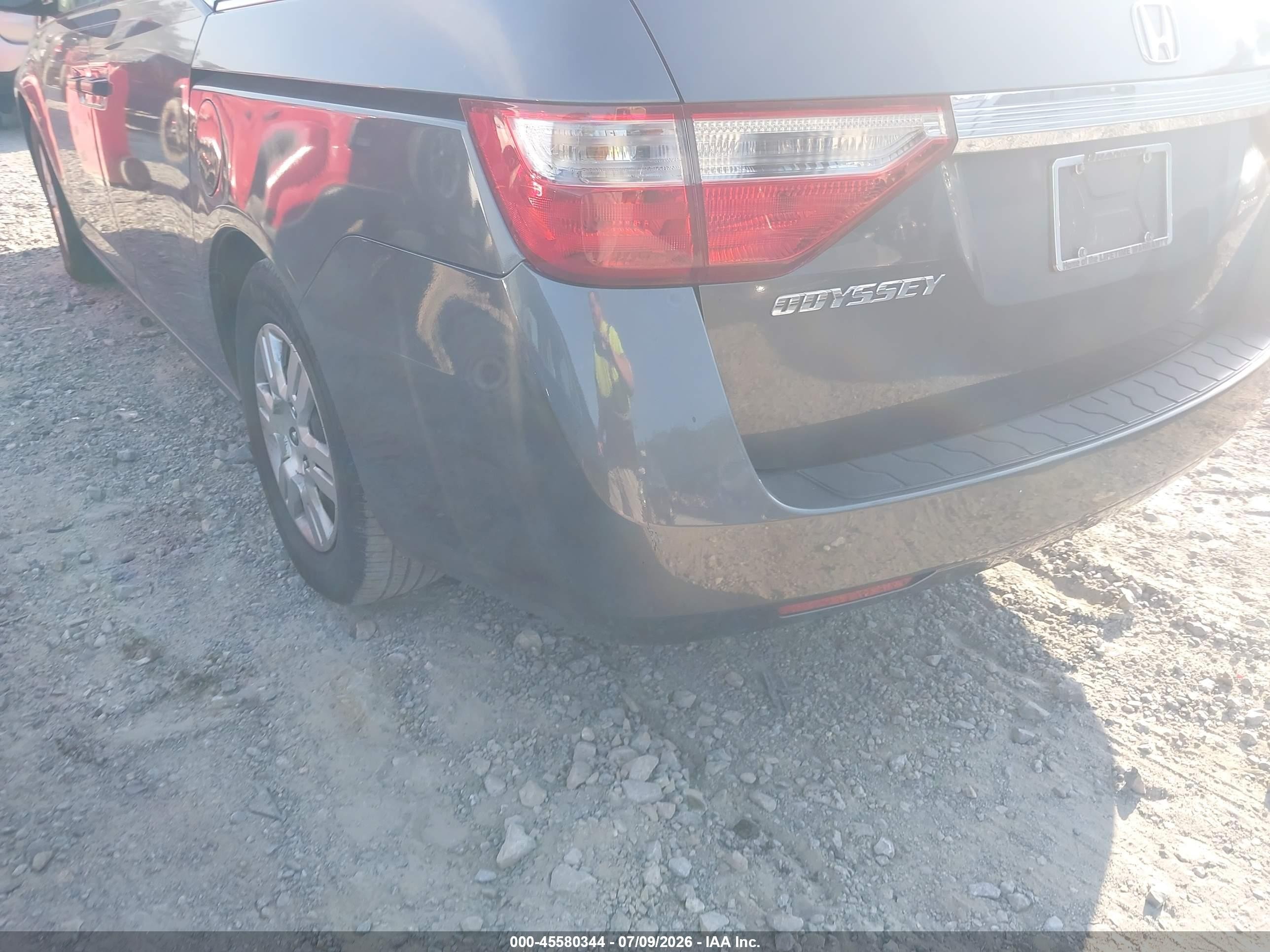2012 Honda Odyssey Lx Gray vin: 5FNRL5H24CB081091