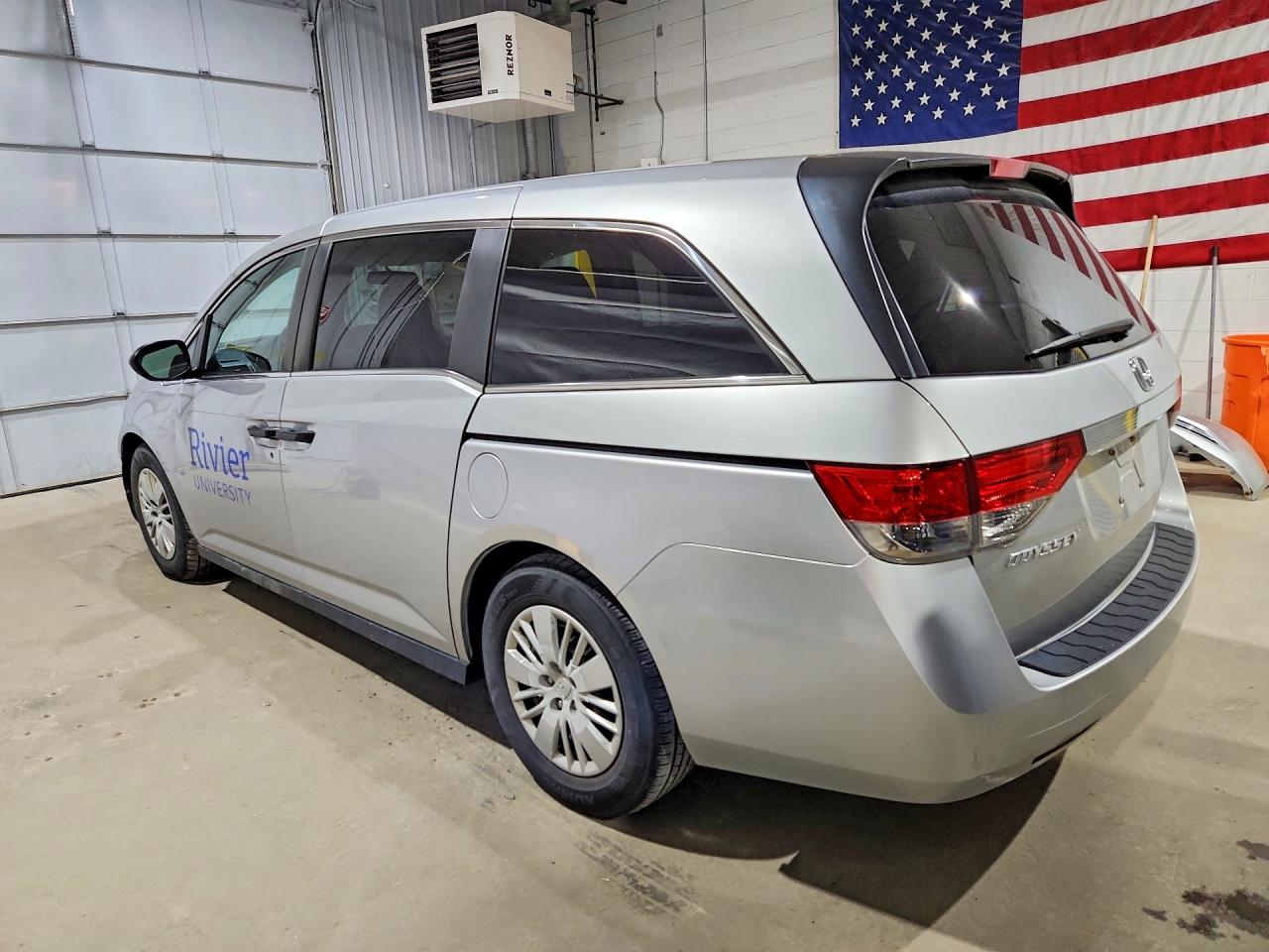 2014 Honda Odyssey Lx Silver vin: 5FNRL5H24EB006202