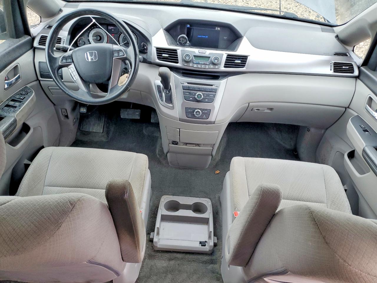 2015 Honda Odyssey Lx Gray vin: 5FNRL5H24FB130438
