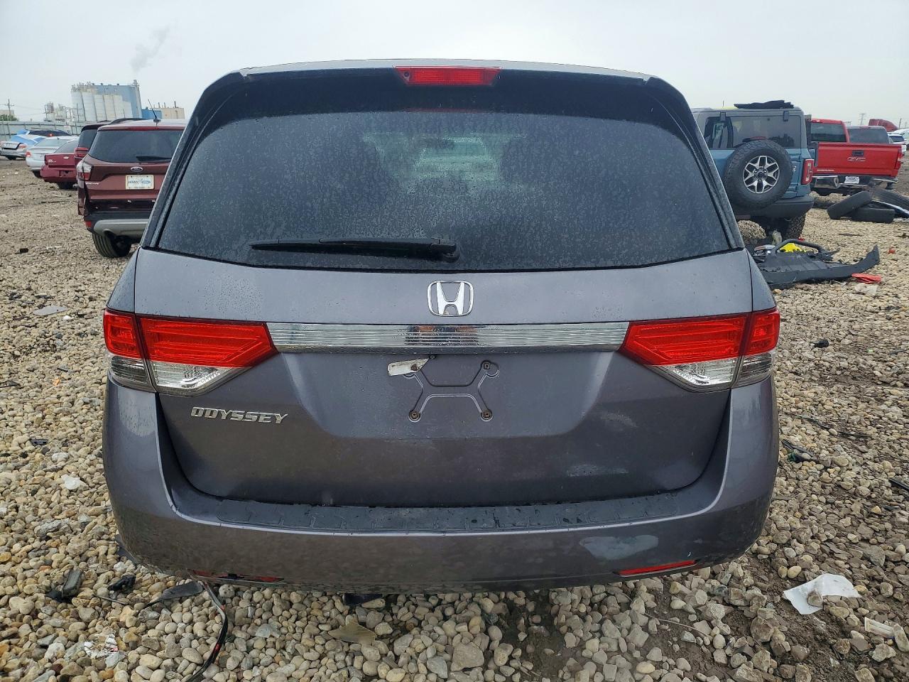 2015 Honda Odyssey Lx Gray vin: 5FNRL5H24FB130438