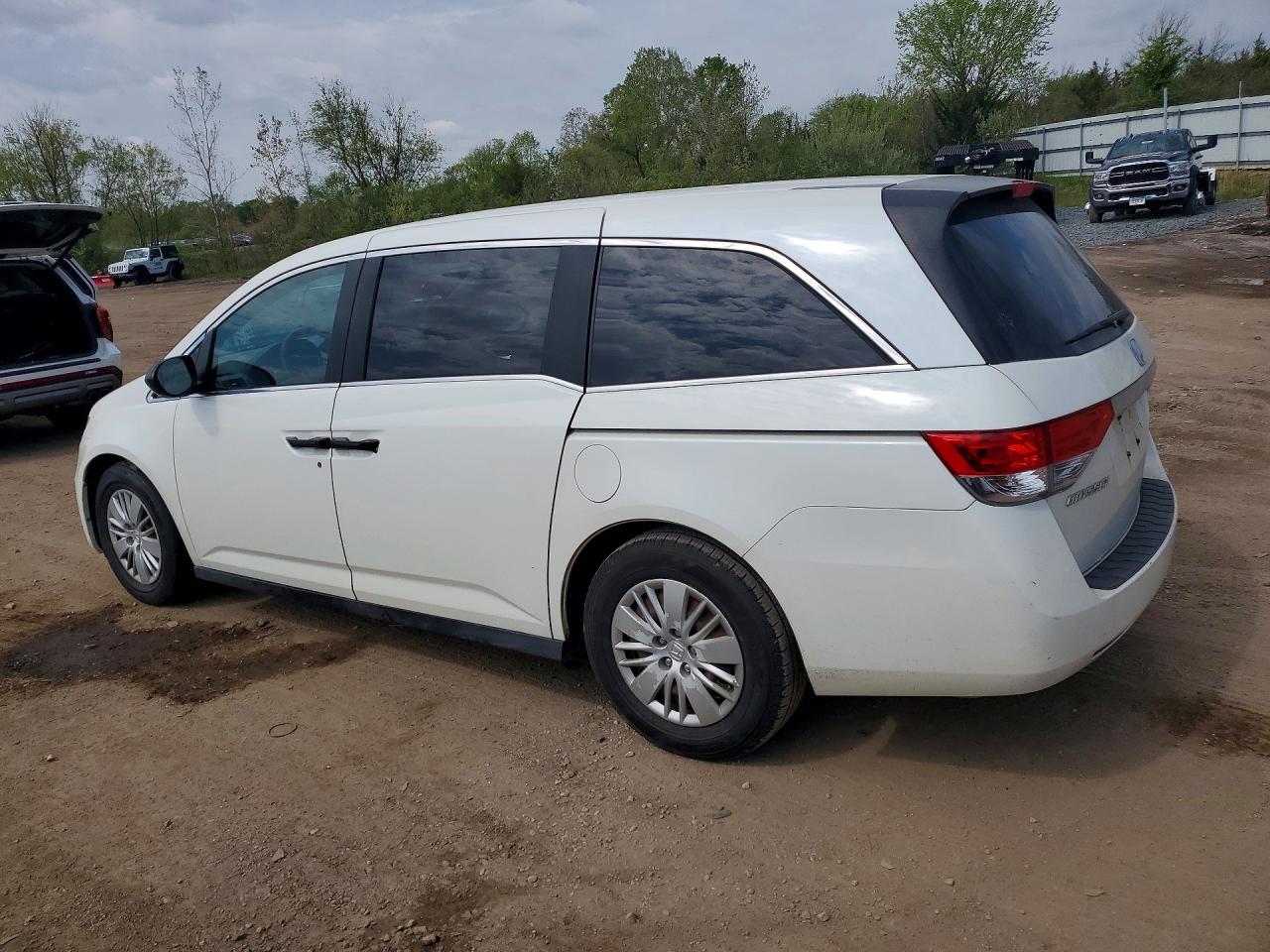 2016 Honda Odyssey Lx White vin: 5FNRL5H24GB030941