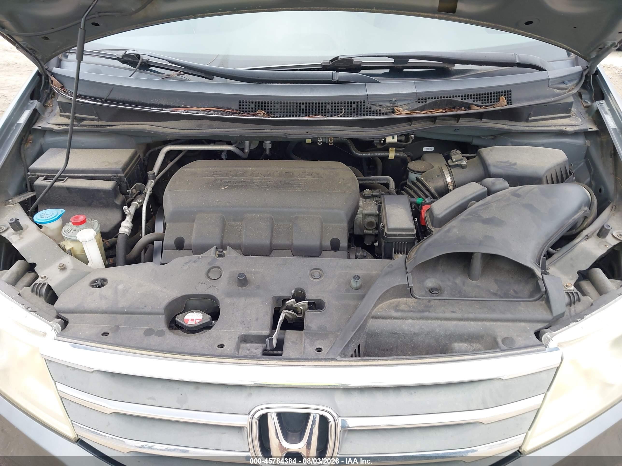 2011 Honda Odyssey Lx Gray vin: 5FNRL5H25BB027152
