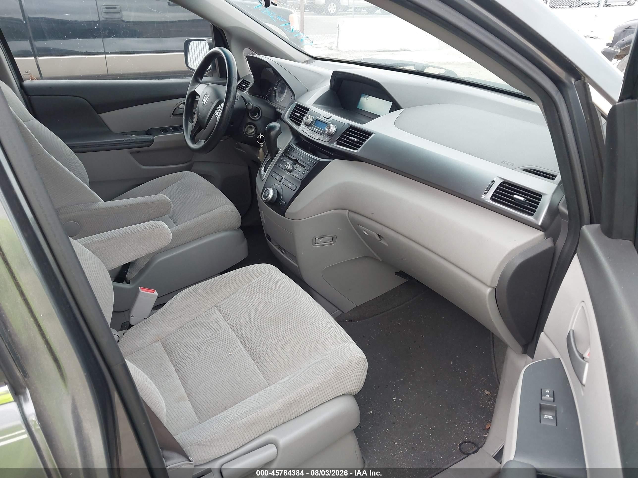 2011 Honda Odyssey Lx Gray vin: 5FNRL5H25BB027152