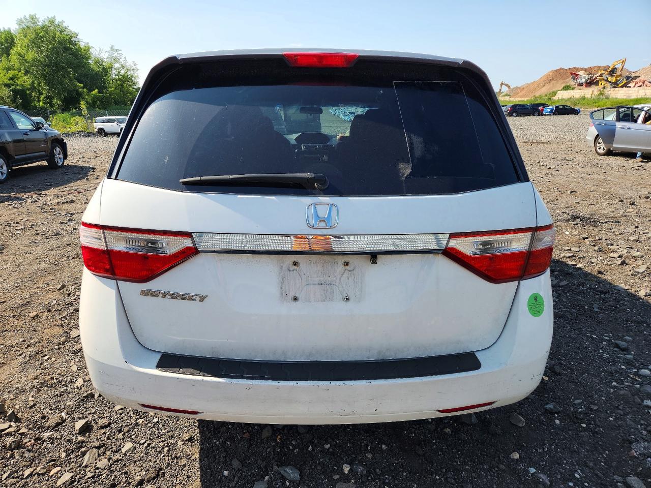 2012 Honda Odyssey Lx White vin: 5FNRL5H25CB096358