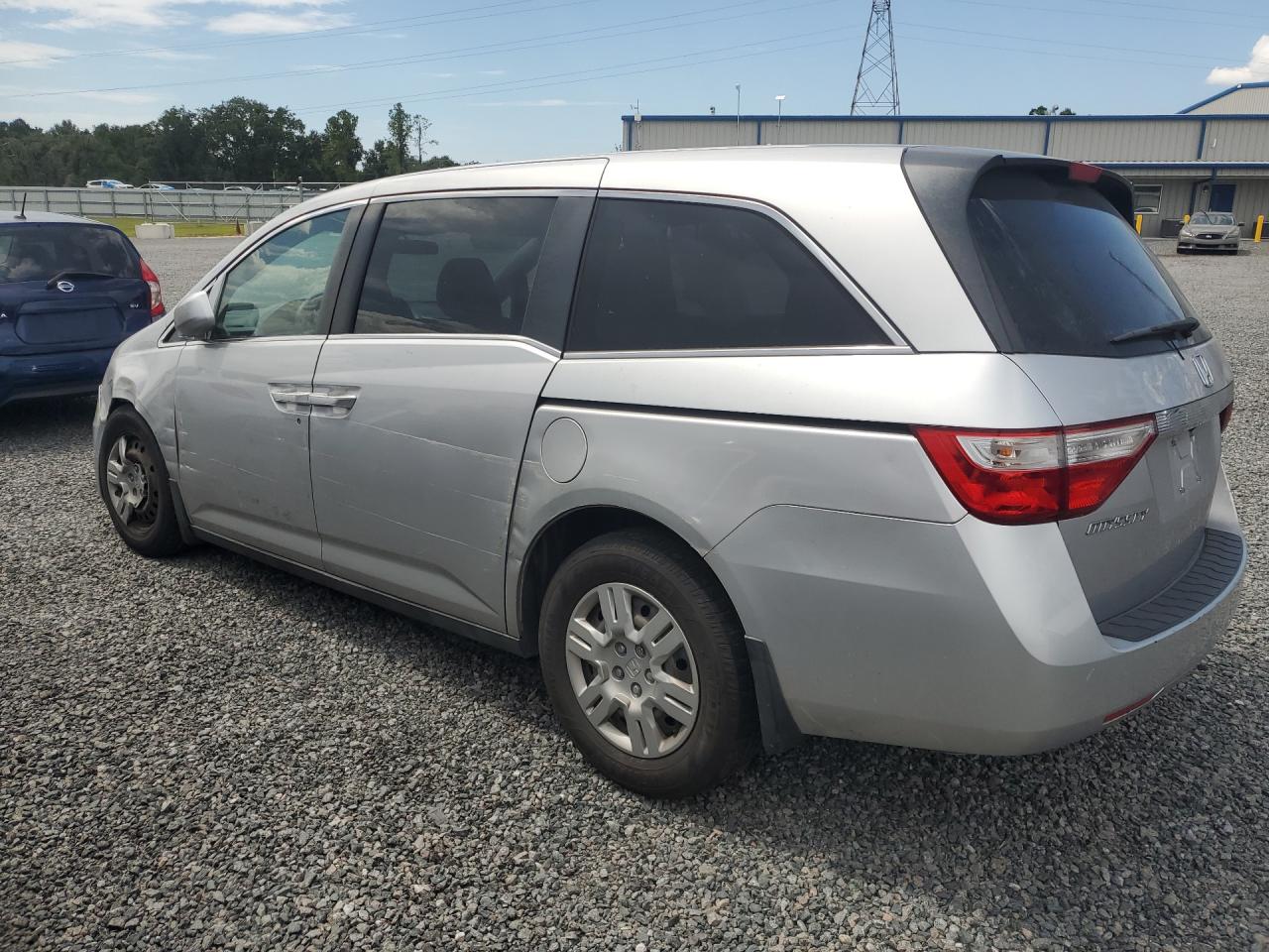 2013 Honda Odyssey Lx Silver vin: 5FNRL5H25DB034170