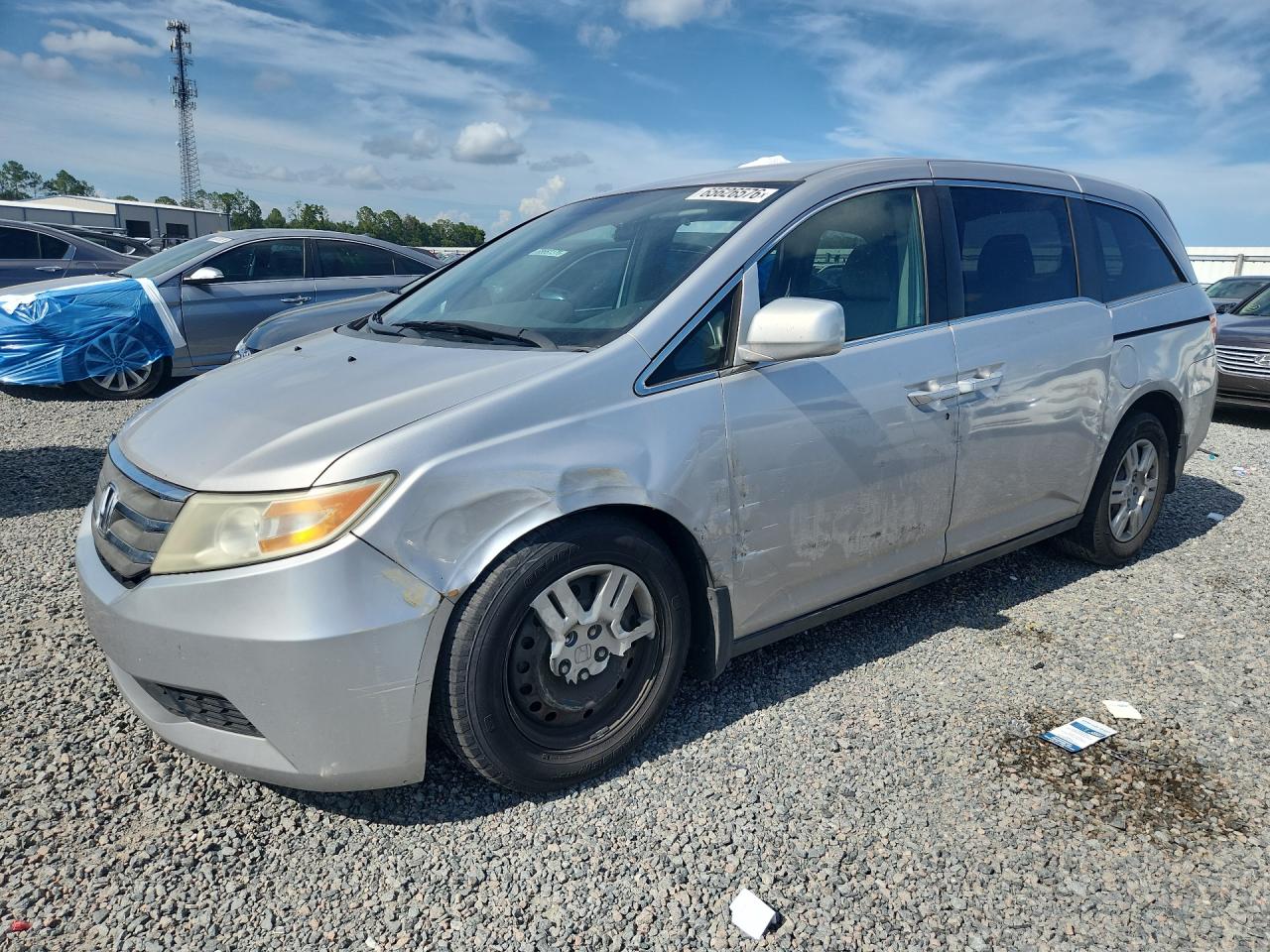 2013 Honda Odyssey Lx Silver vin: 5FNRL5H25DB034170