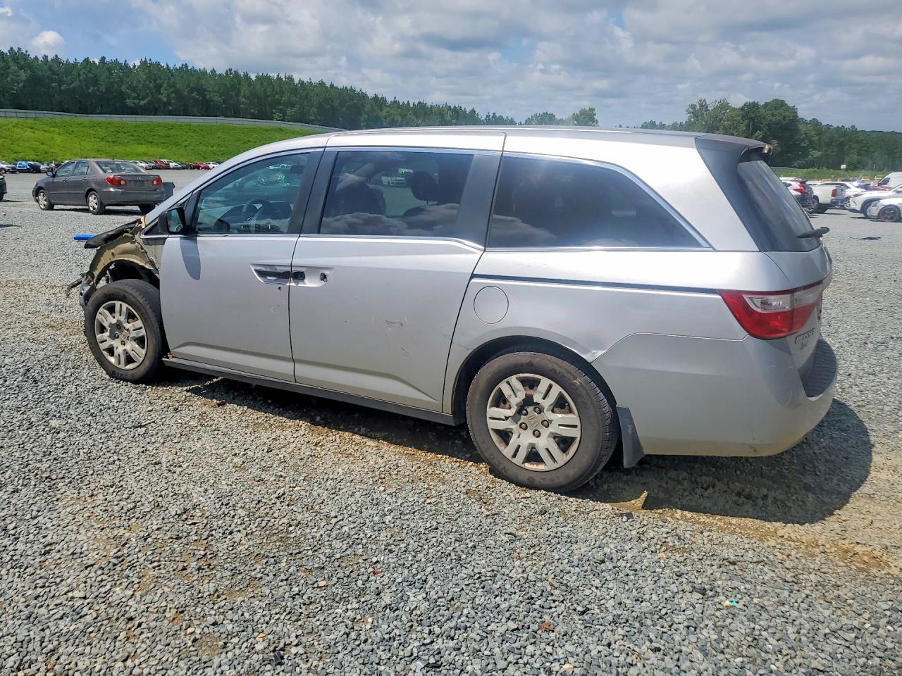2013 Honda Odyssey Lx Silver vin: 5FNRL5H25DB048134