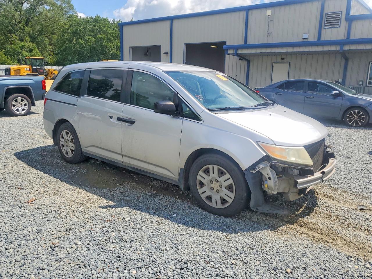 2013 Honda Odyssey Lx Silver vin: 5FNRL5H25DB048134