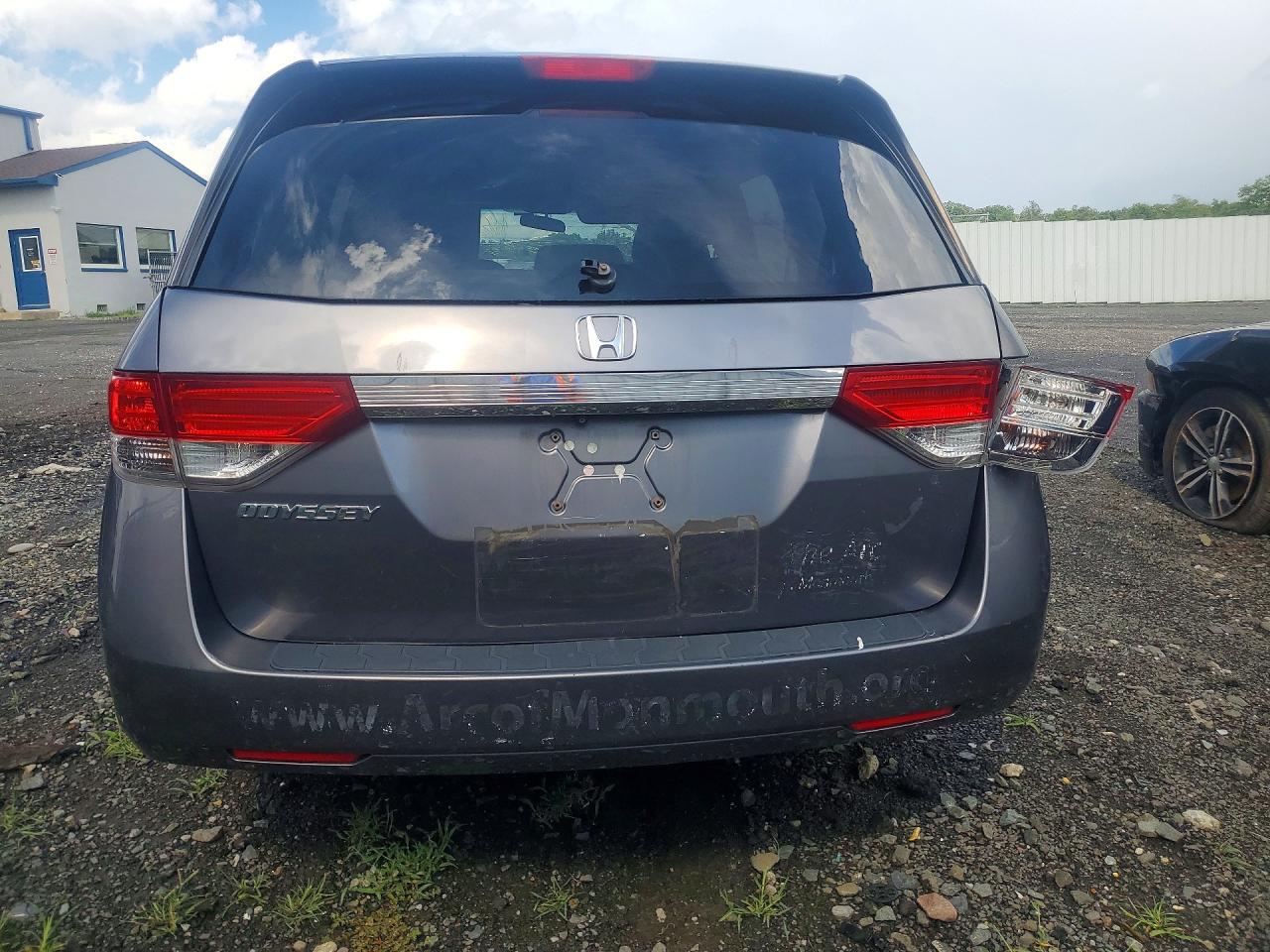 2014 Honda Odyssey Lx Gray vin: 5FNRL5H25EB012414