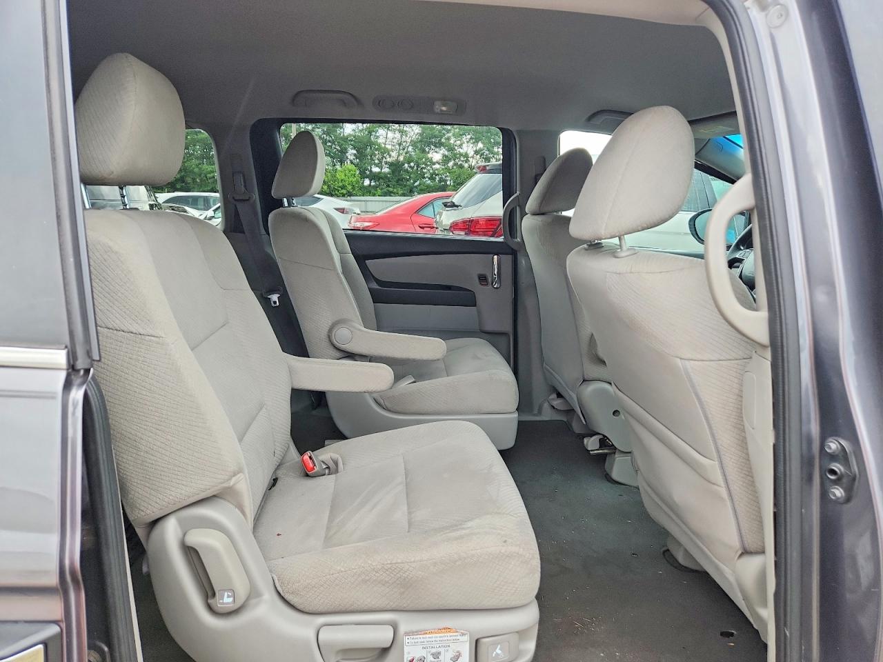 2014 Honda Odyssey Lx Gray vin: 5FNRL5H25EB012414