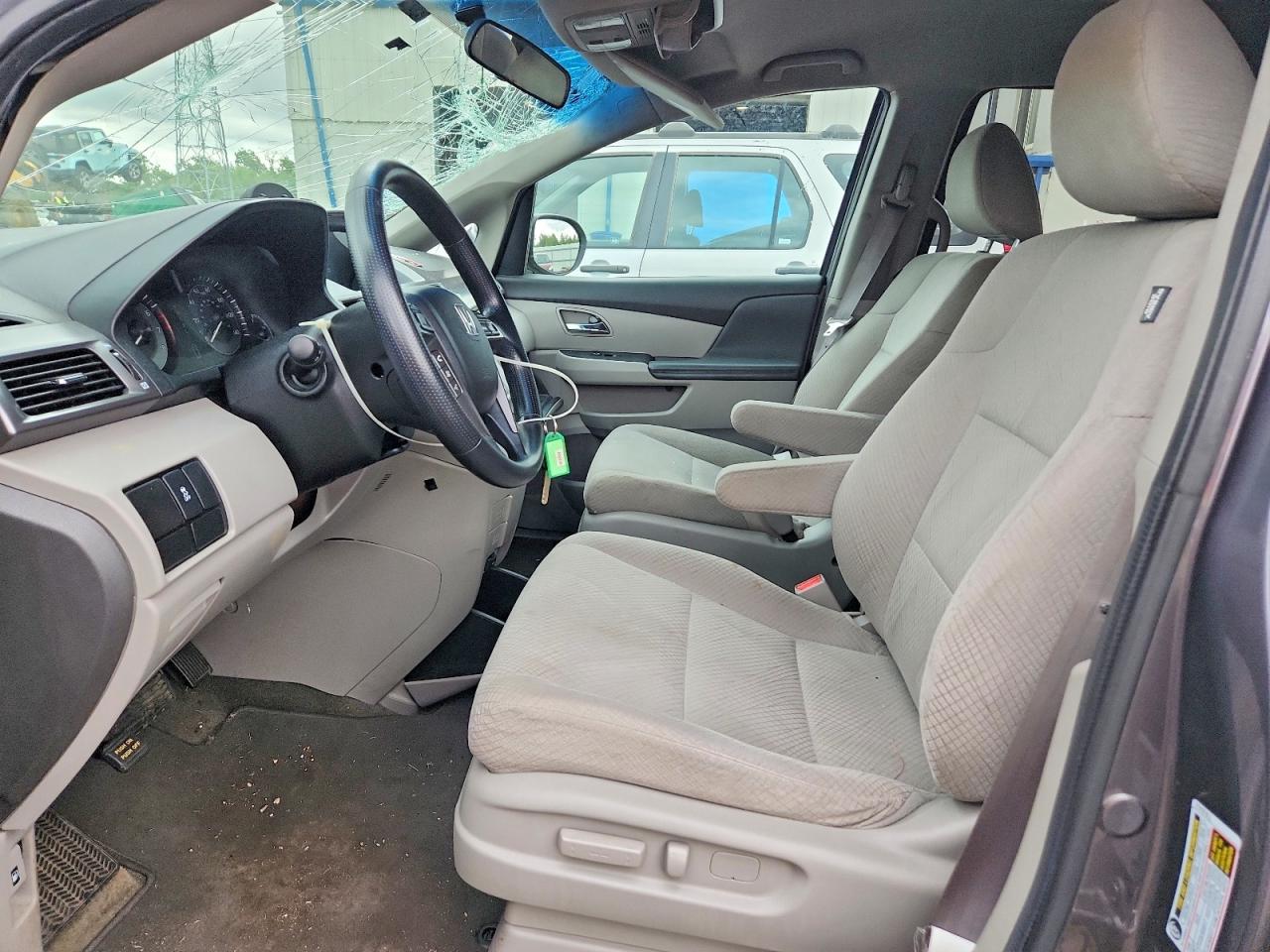 2014 Honda Odyssey Lx Gray vin: 5FNRL5H25EB012414