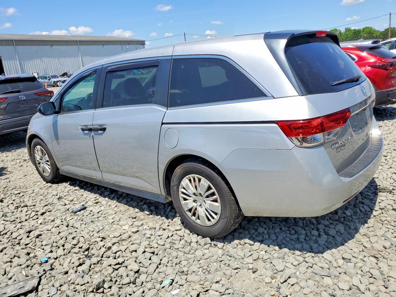 2015 Honda Odyssey Lx Silver vin: 5FNRL5H25FB084988