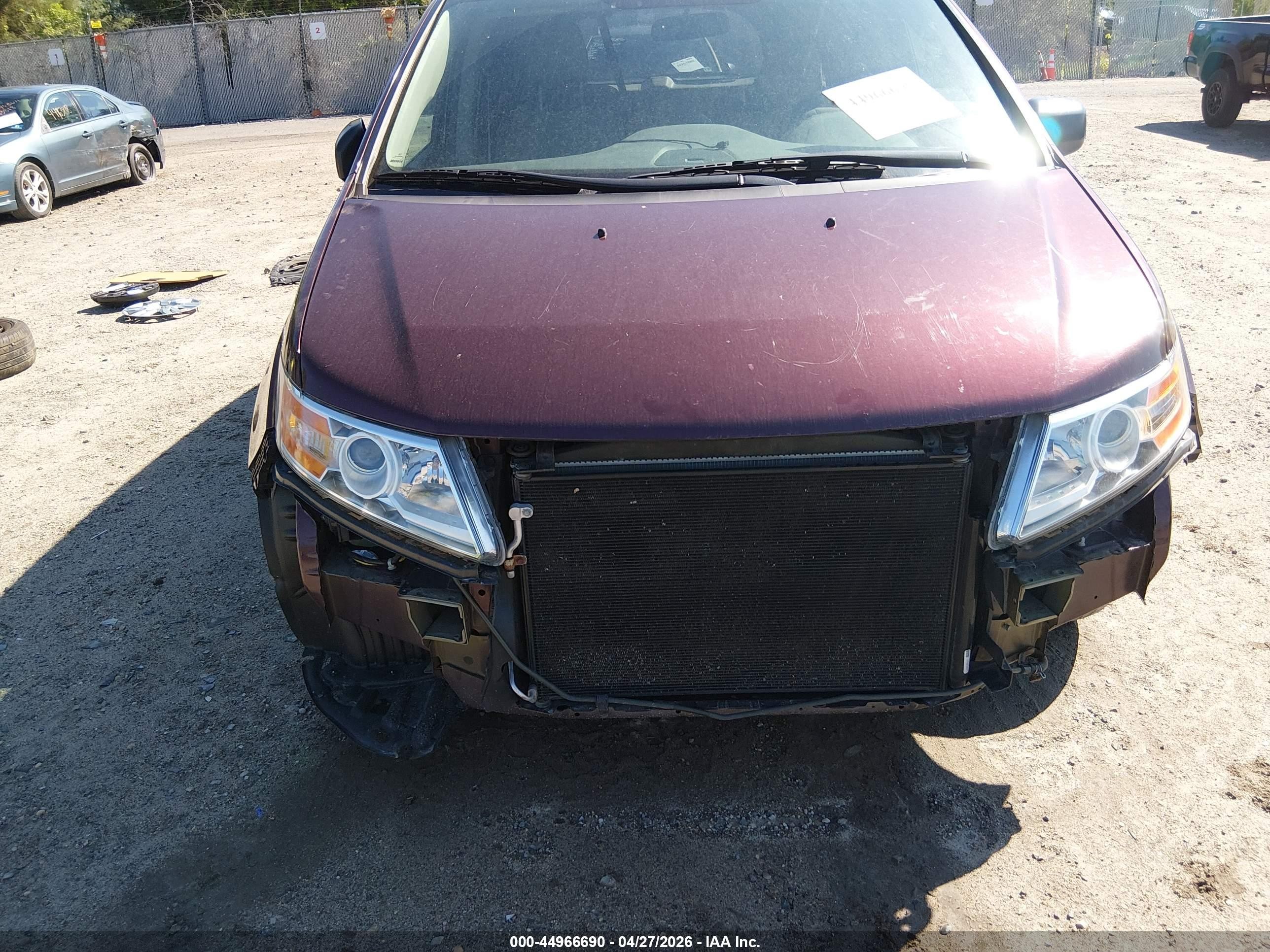 2012 Honda Odyssey Lx Maroon vin: 5FNRL5H26CB042745