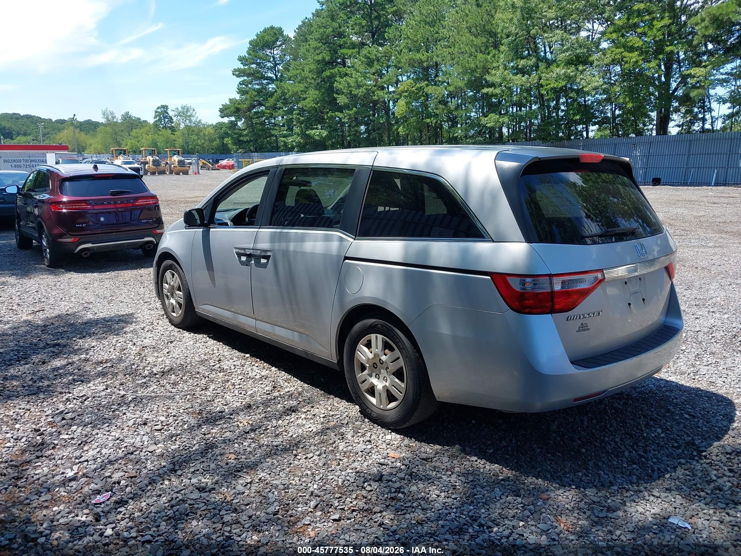 2012 Honda Odyssey Lx Silver vin: 5FNRL5H26CB092948