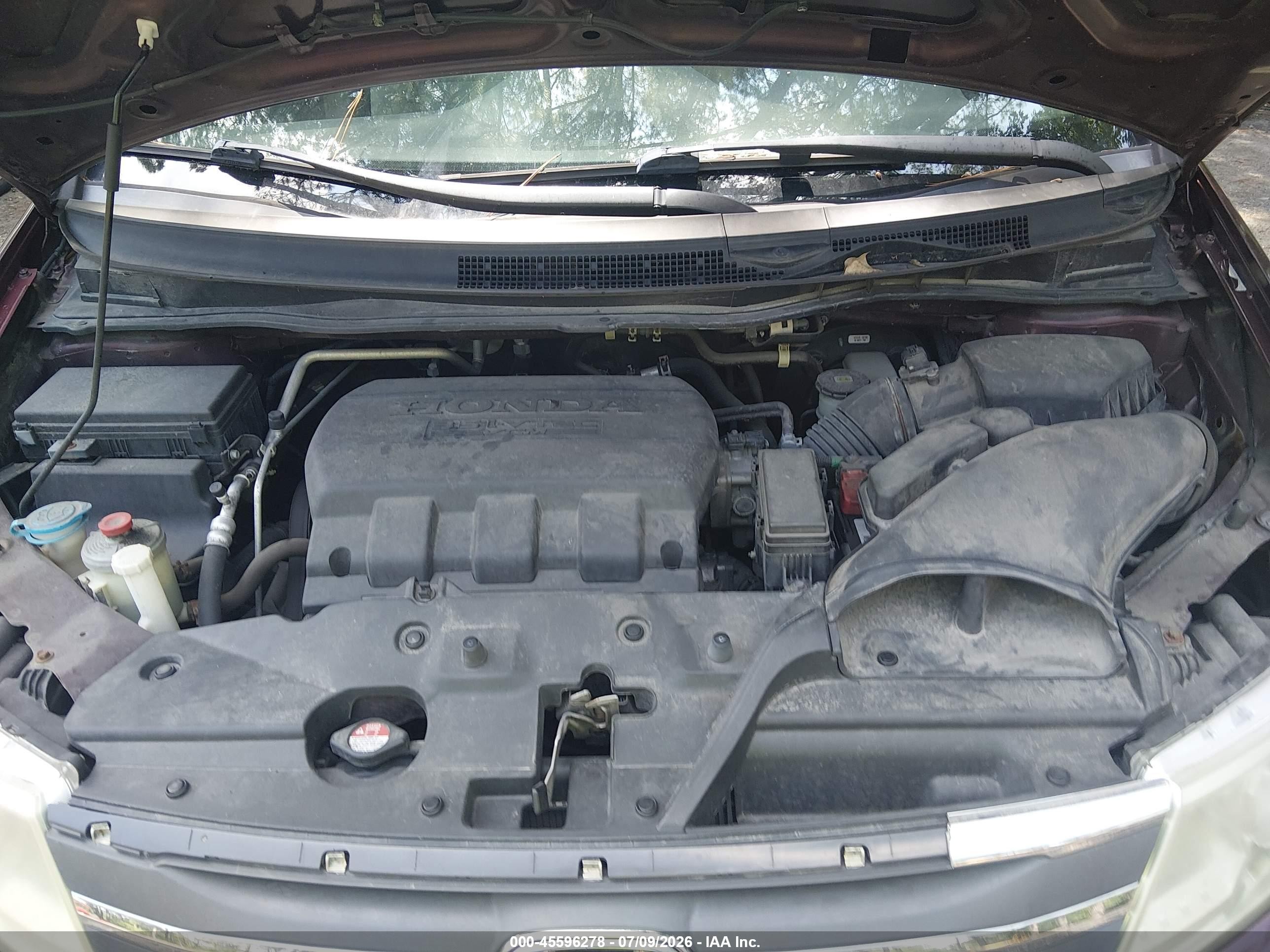 2013 Honda Odyssey Lx Темно-бордовый vin: 5FNRL5H26DB088853