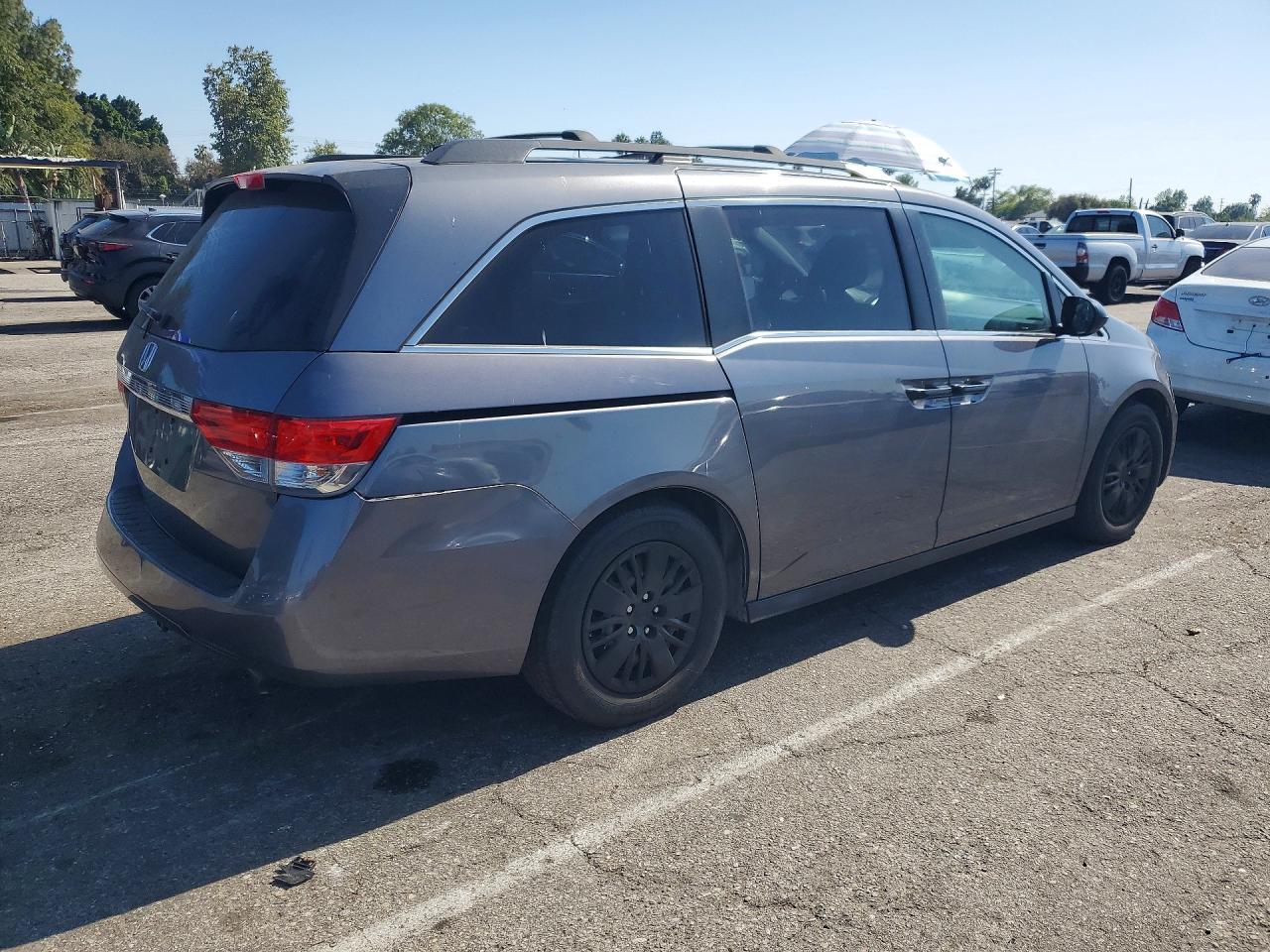 2014 Honda Odyssey Lx Gray vin: 5FNRL5H26EB014477