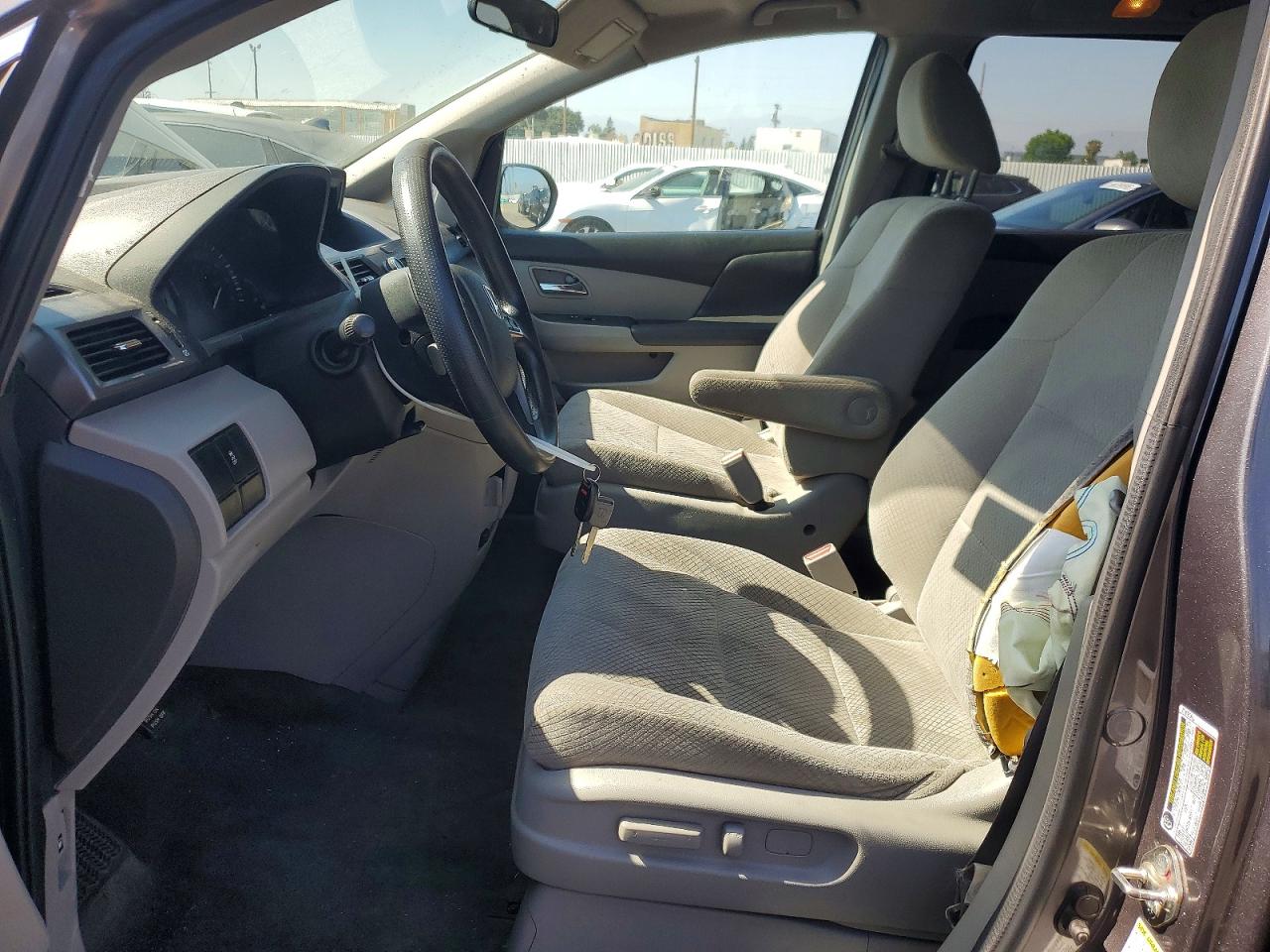 2014 Honda Odyssey Lx Gray vin: 5FNRL5H26EB014477