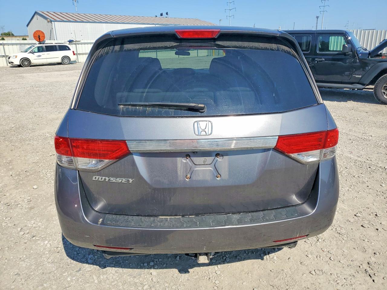 2014 Honda Odyssey Lx Gray vin: 5FNRL5H26EB122954