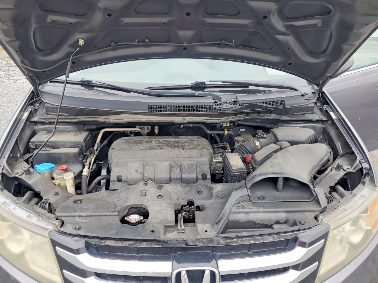 2014 Honda Odyssey Lx Gray vin: 5FNRL5H26EB136126