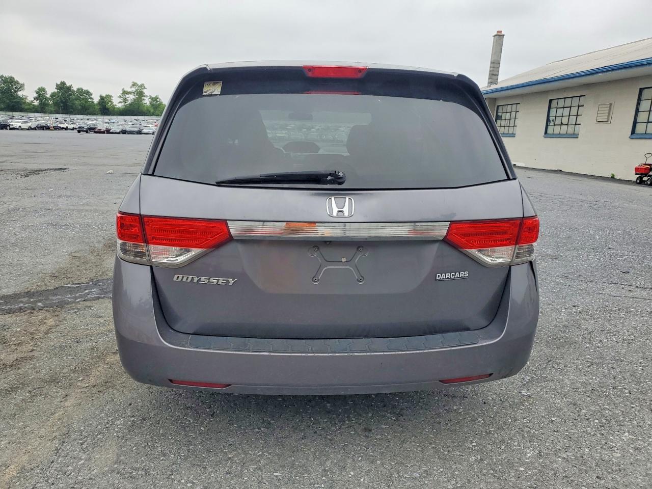 2014 Honda Odyssey Lx Gray vin: 5FNRL5H26EB136126