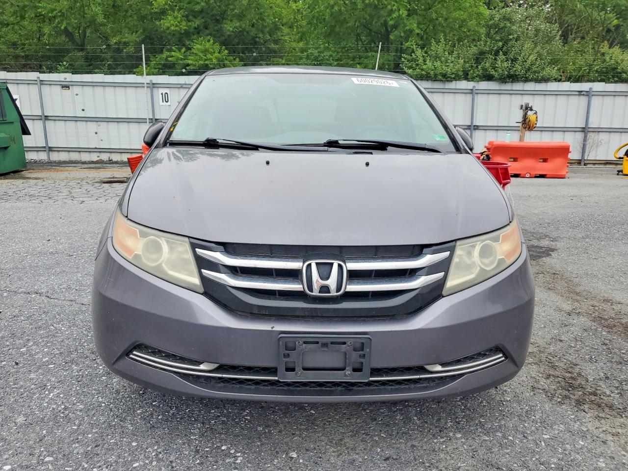 2014 Honda Odyssey Lx Gray vin: 5FNRL5H26EB136126